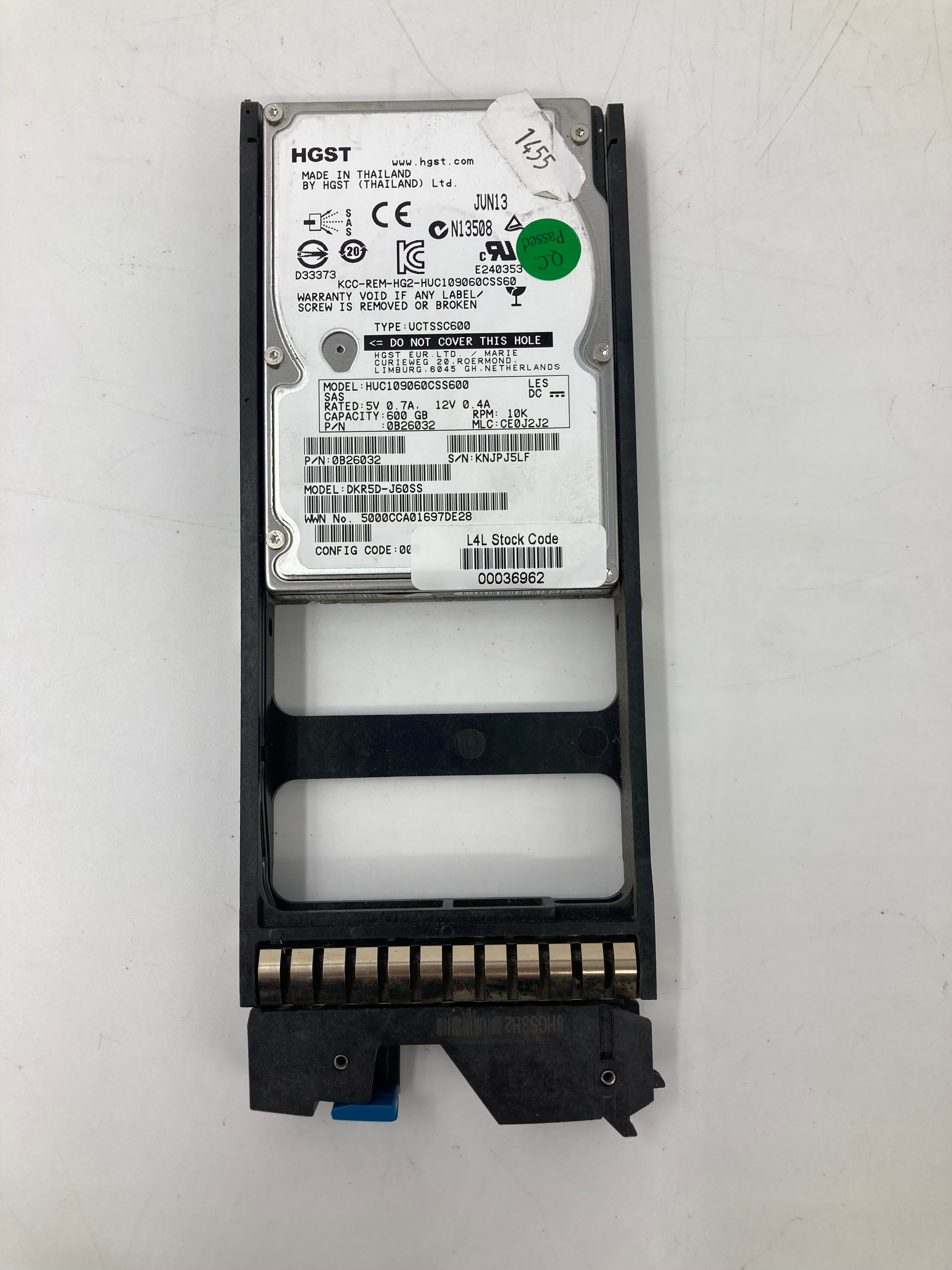 Batch of 26 HGST 2.5" 600GB SAS Hard Disk Drives 10K RPM - Mixed Models