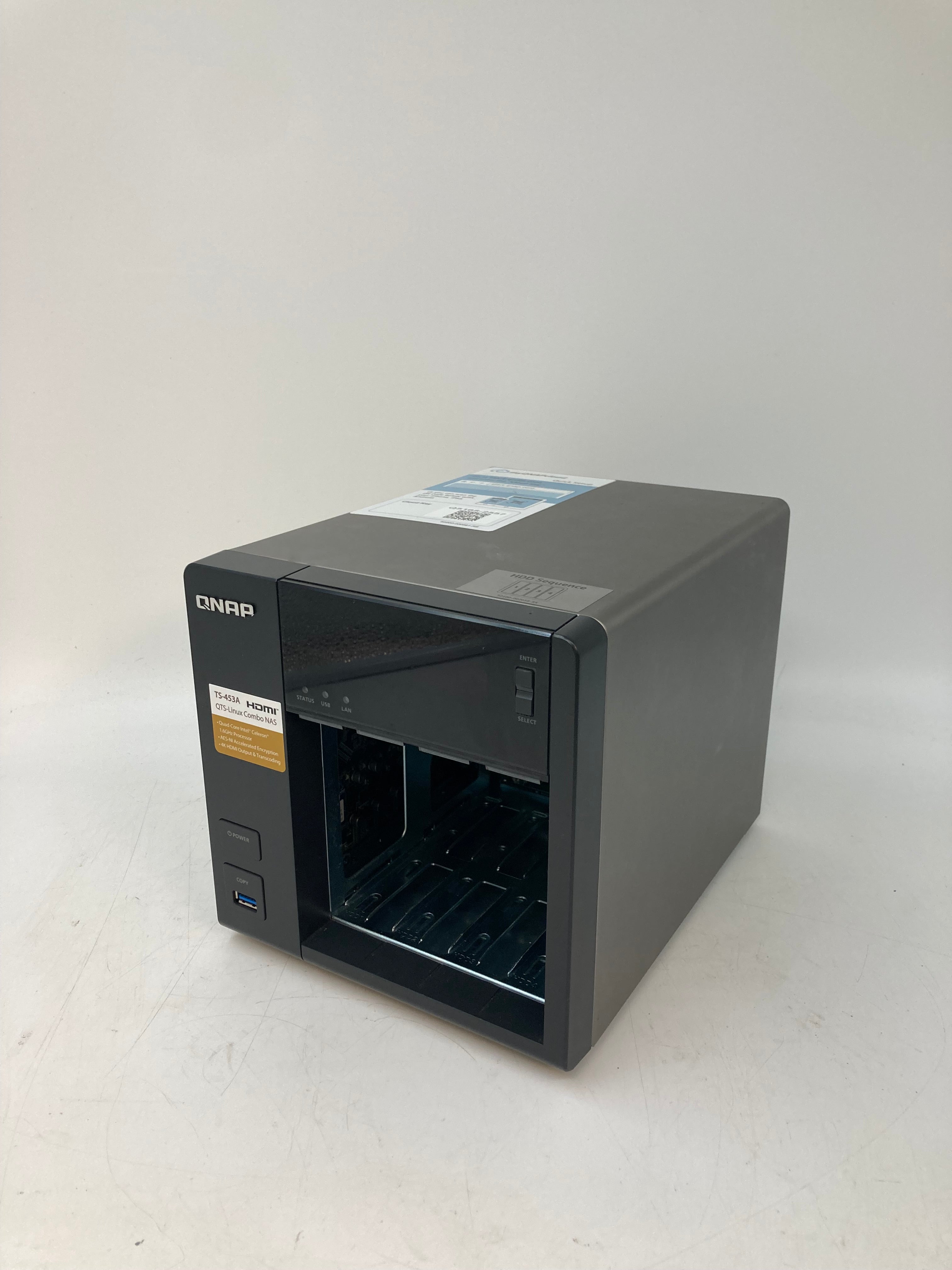 QNAP TS-453A | NAS Server | Intel Celeron Quad-Core | 8GB RAM | 3x 3TB HDD |