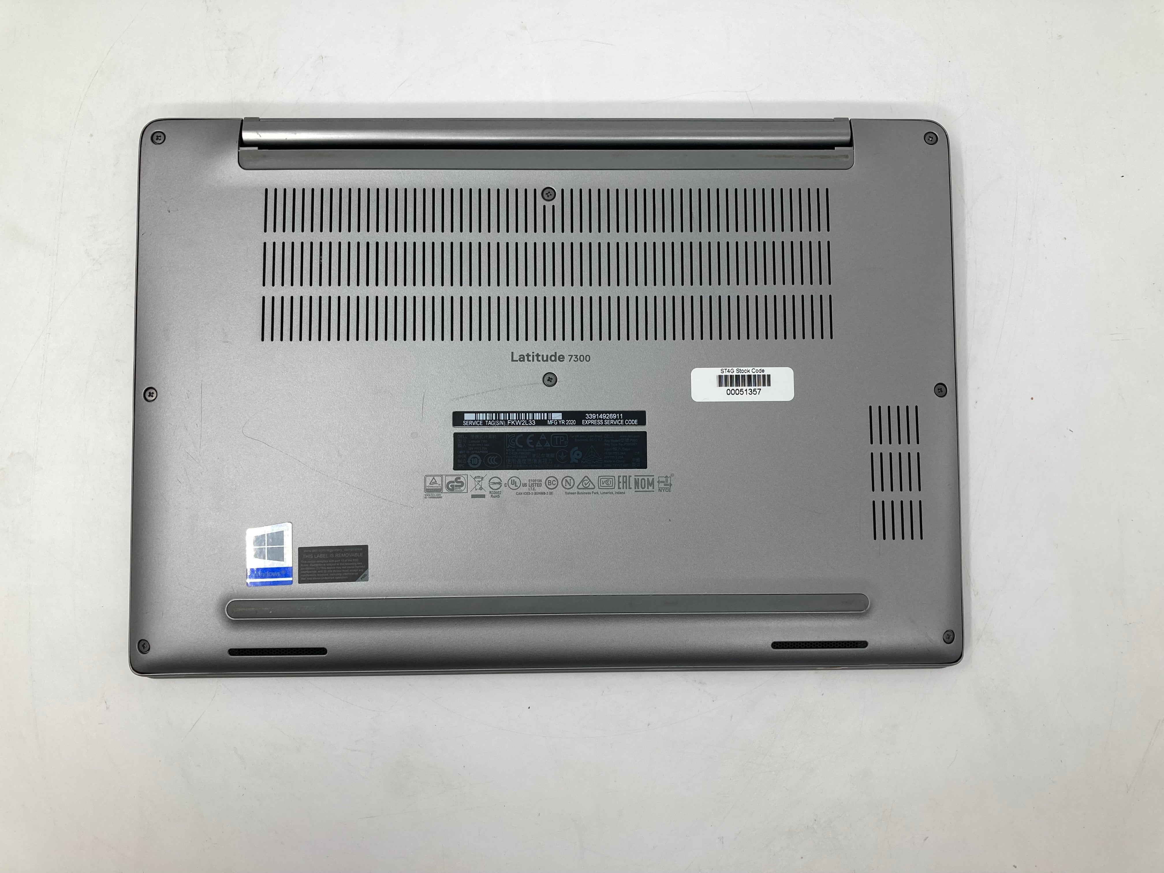 Dell Laptop Latitude 7300 13" i5 8th Gen 8GB RAM 256GB SSD No OS *Spares*
