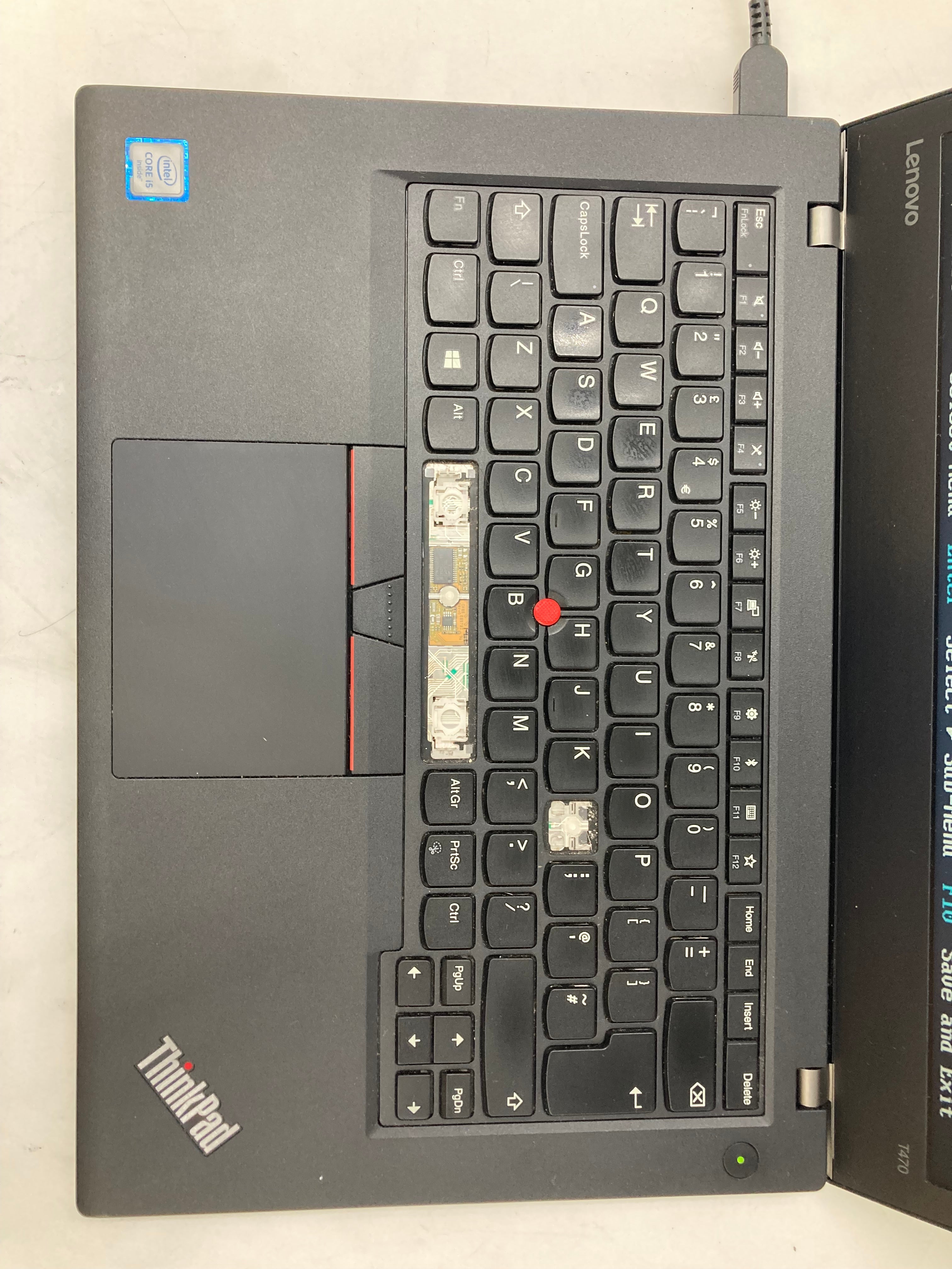 Lenovo Laptop ThinkPad T470 14" Screen i5 6200U 8GB Ram No SSD No OS