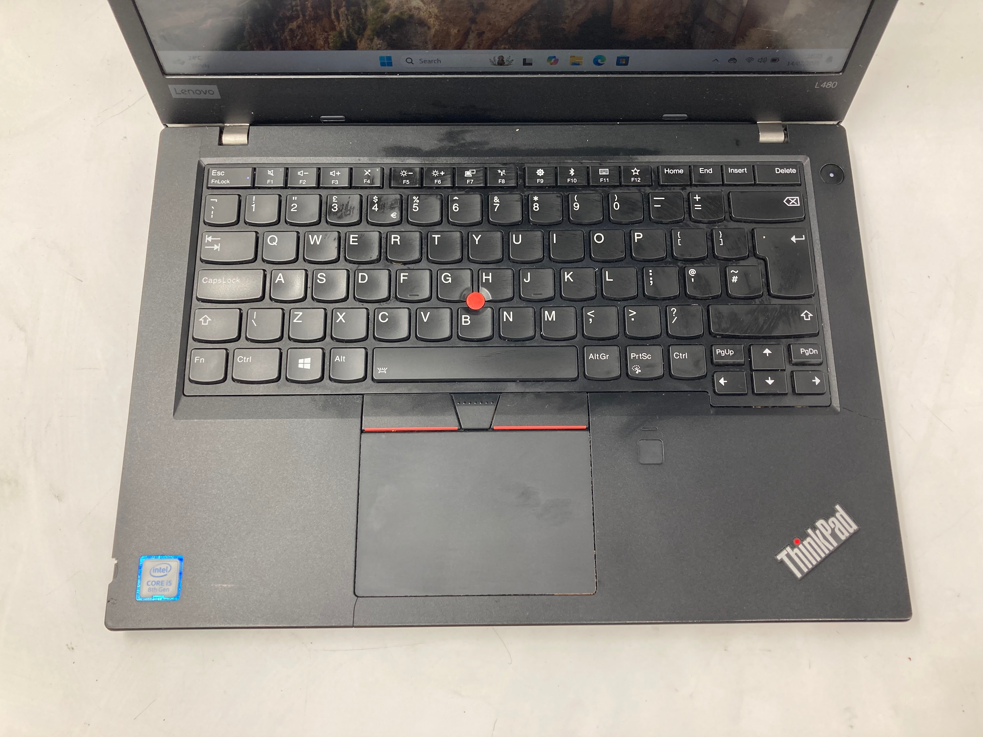 Lenovo ThinkPad L480 14" Screen i5 8th Gen 16GB RAM 256GB SSD Win 11