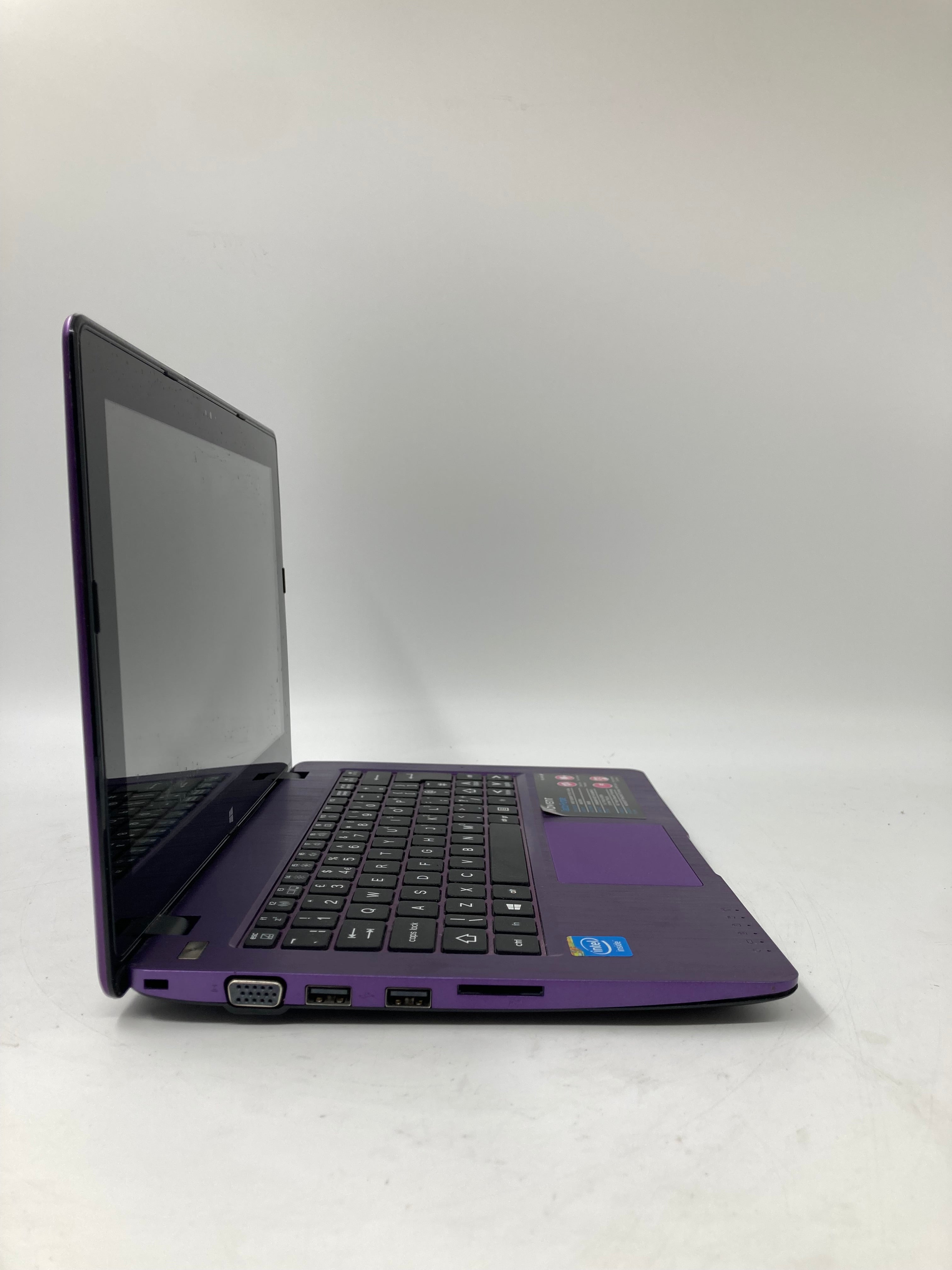 Advent Laptop Tacto Purple 11" Intel Celeron 1017U 4GB RAM No HDD No OS