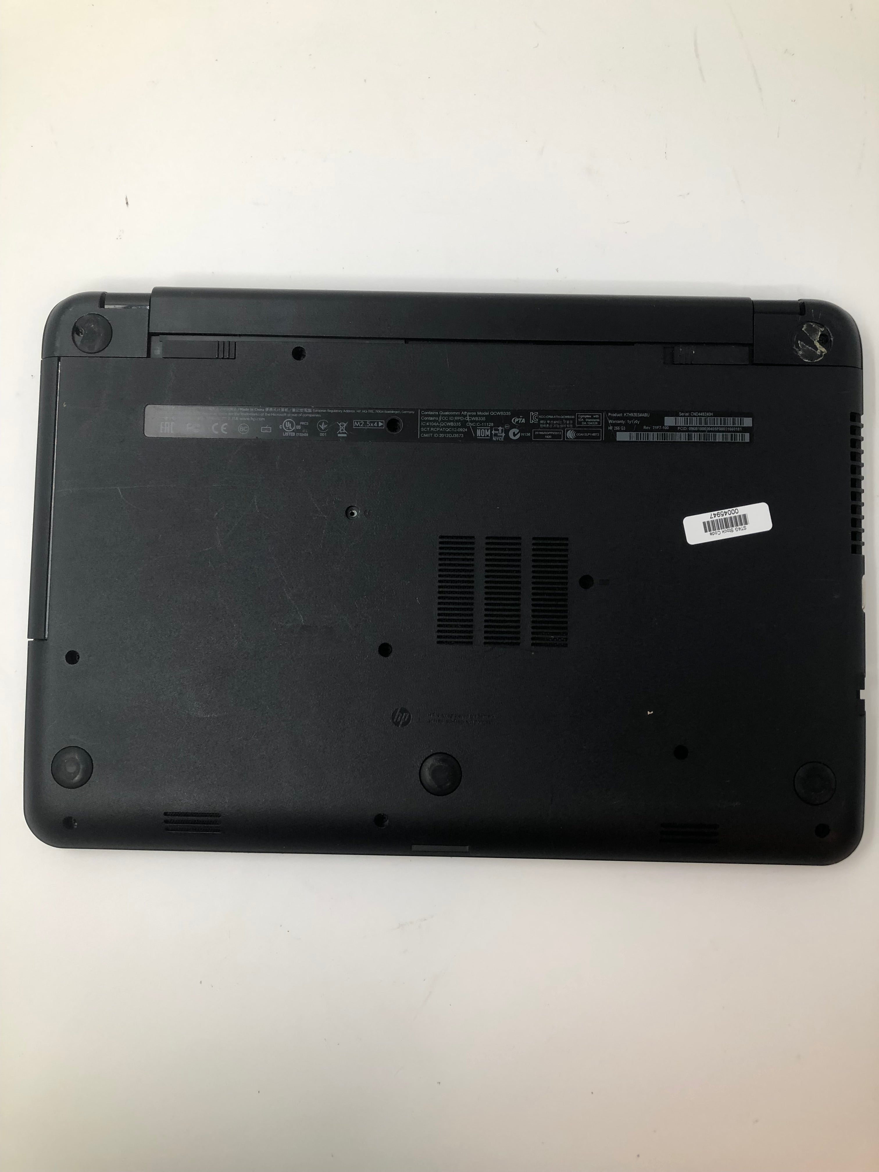 HP 255 G3 Notebook Spares: A4 5000, 8GB RAM, 15.6" Screen (No SSD/No OS)