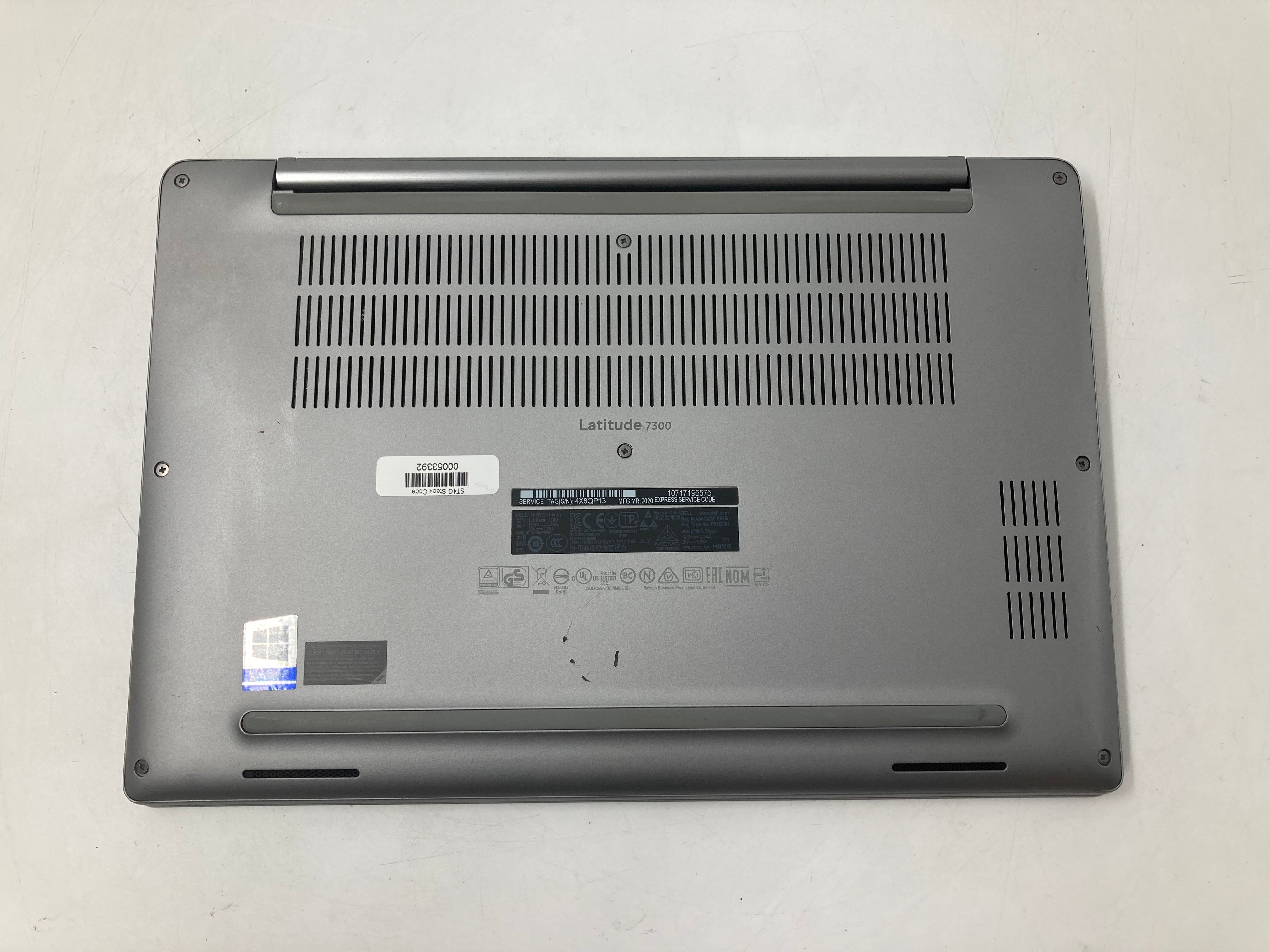 Dell Laptop Latitude 7300 13" i5 8th Gen 8GB RAM No HDD No OS