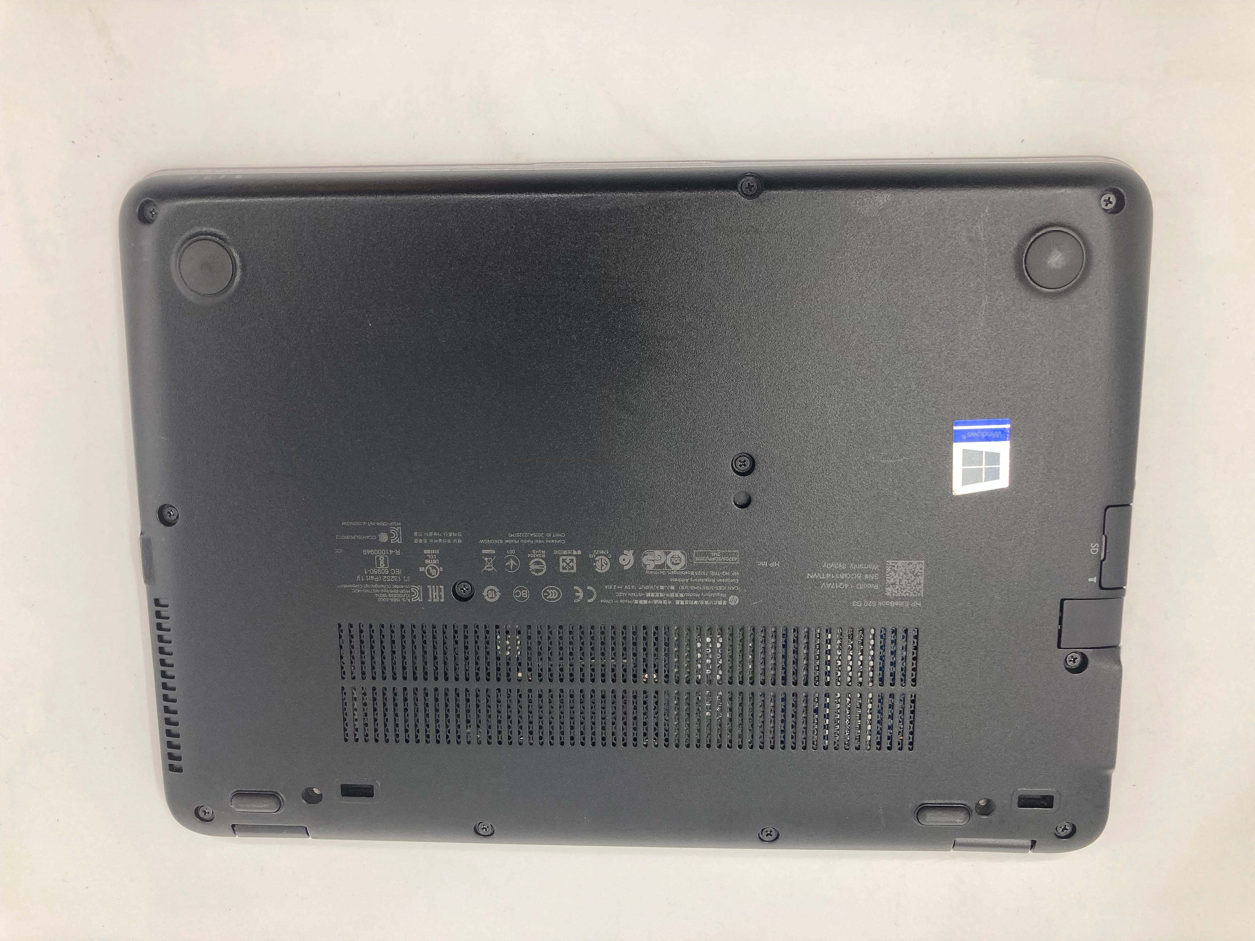HP Laptop EliteBook 820 G3 12" Screen i5 6th Gen 4GB RAM No SSD No OS