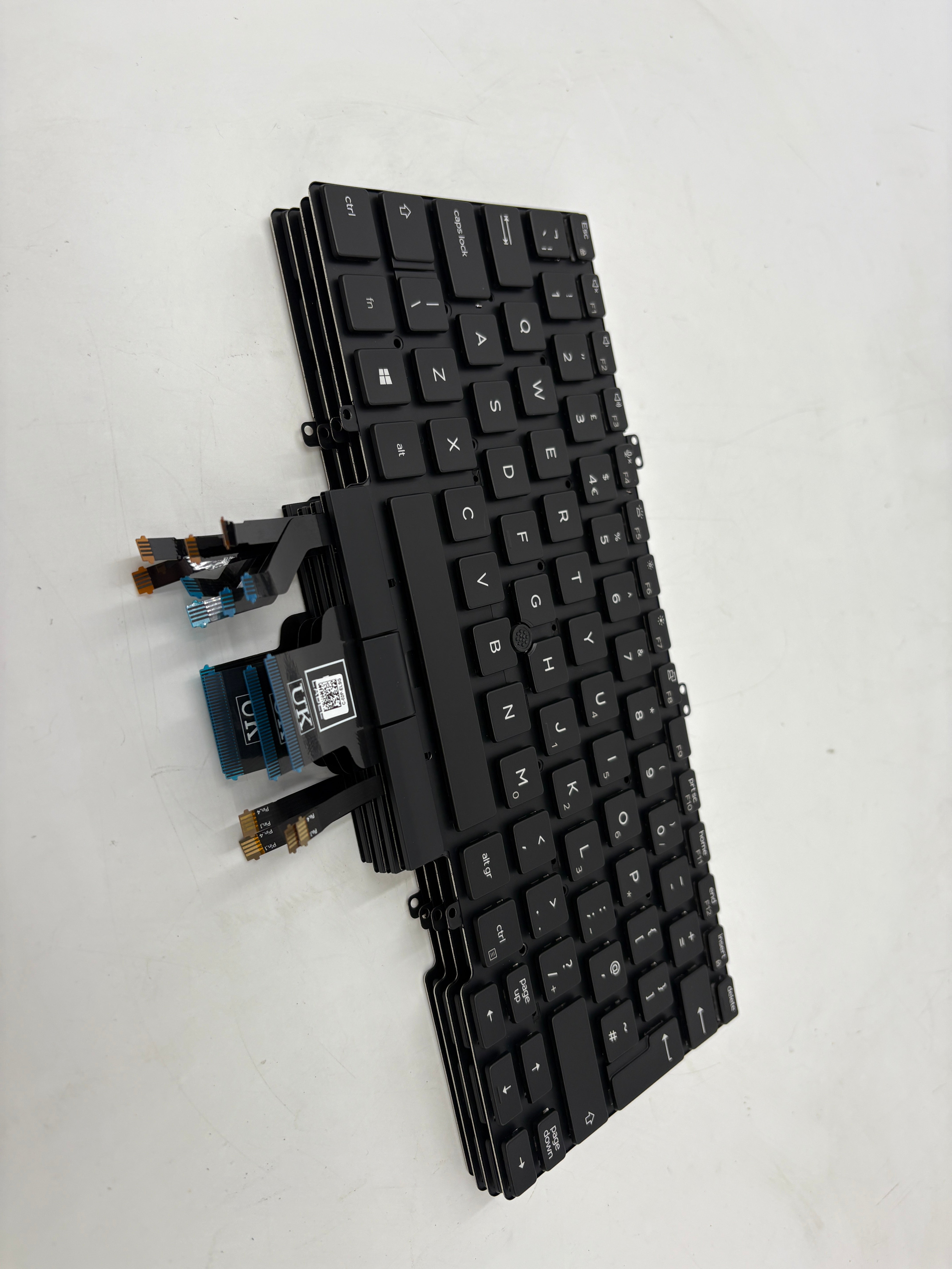 Batch of 4 New Open Box Dell Latitude 5401 5400 UK Backlit Keyboard 7D2R0