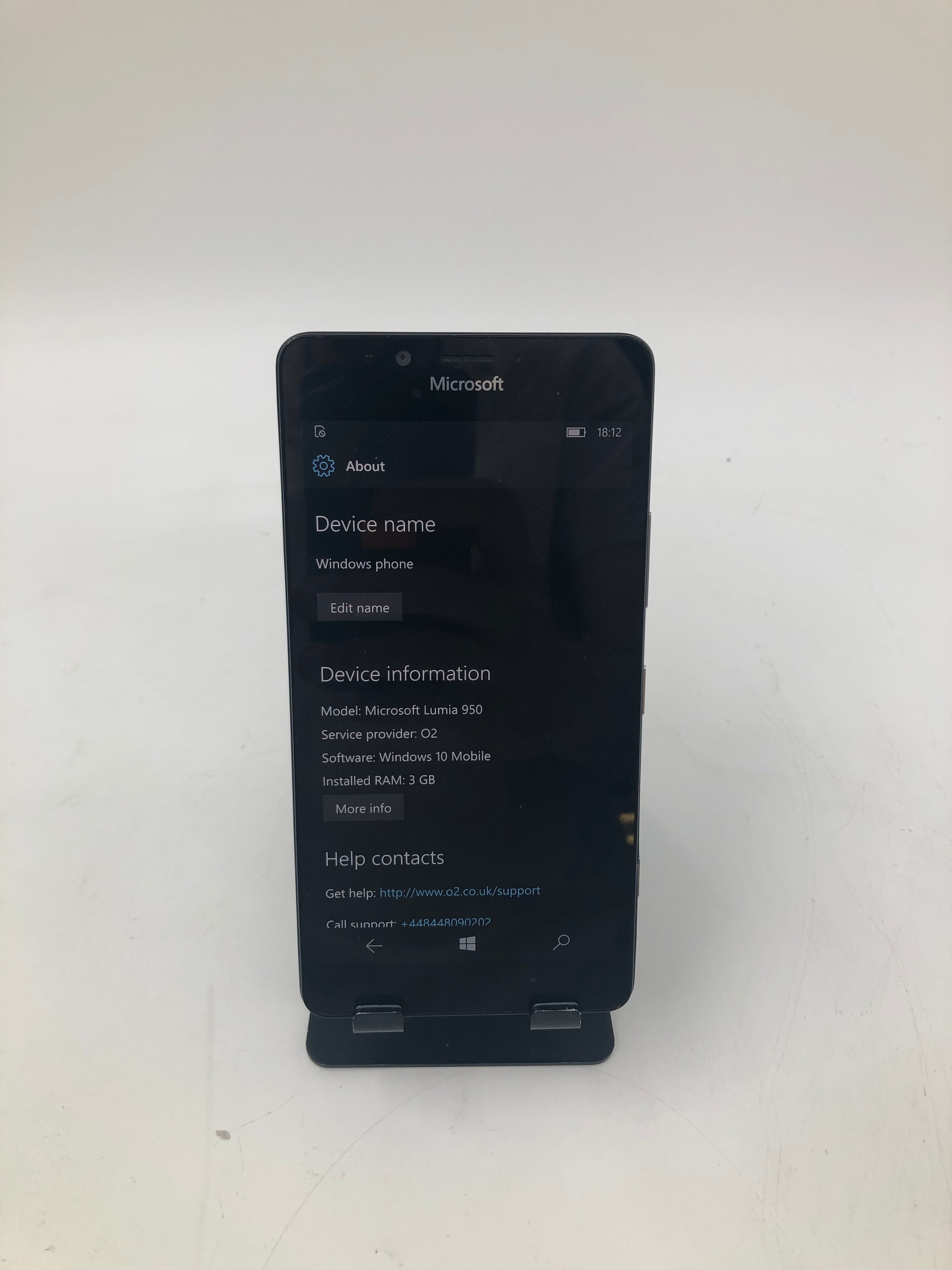 Microsoft Lumia 950 5.2" Screen 2015 32GB Storage Black -Spares-