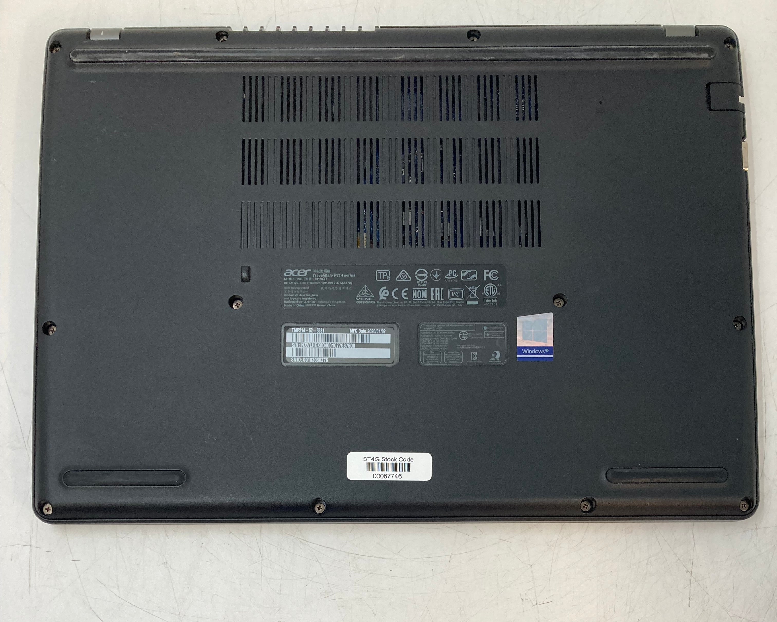 Acer TravelMate P214-52 | 14" FHD | i5 10th Gen | 16GB RAM | 256GB SSD | W11 Pro