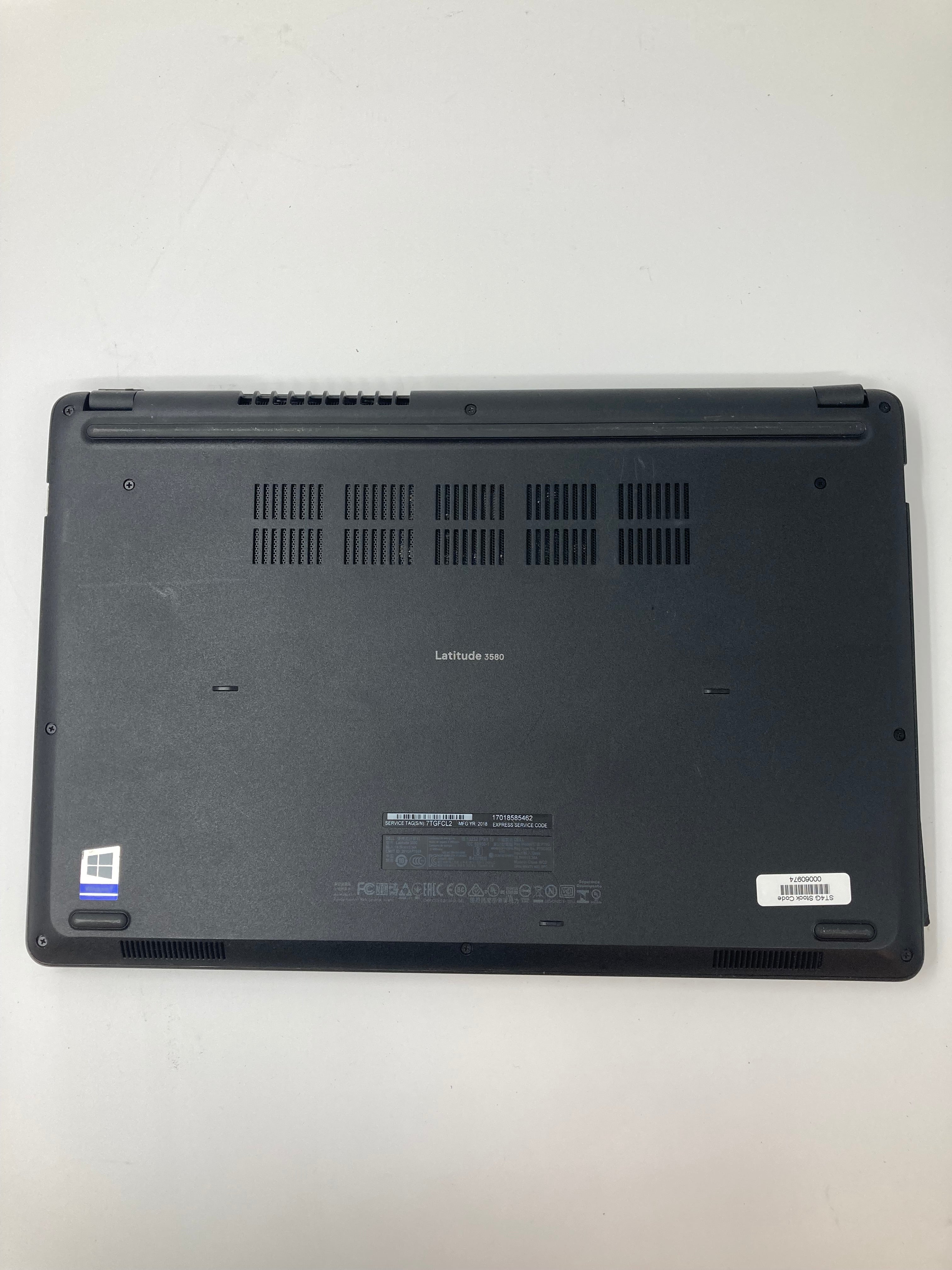 Dell Laptop Latitude 3580 15" Screen i5 7th Gen 8GB RAM No SSD No OS *Spares*