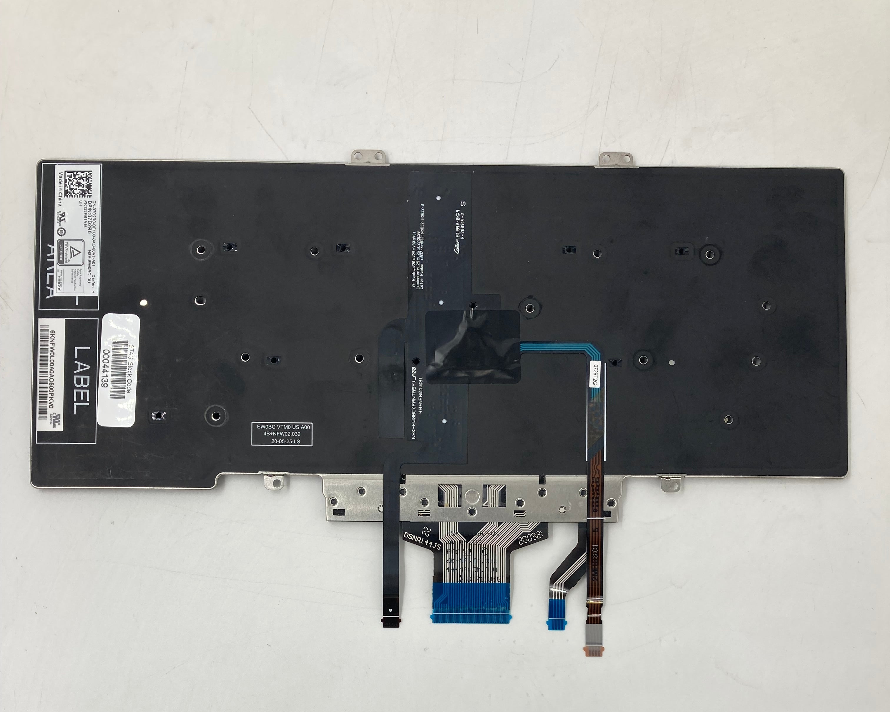 Replacement Keyboard for Dell Latitude 5401 5400 UK Backlit with Pointer(07D2R0)