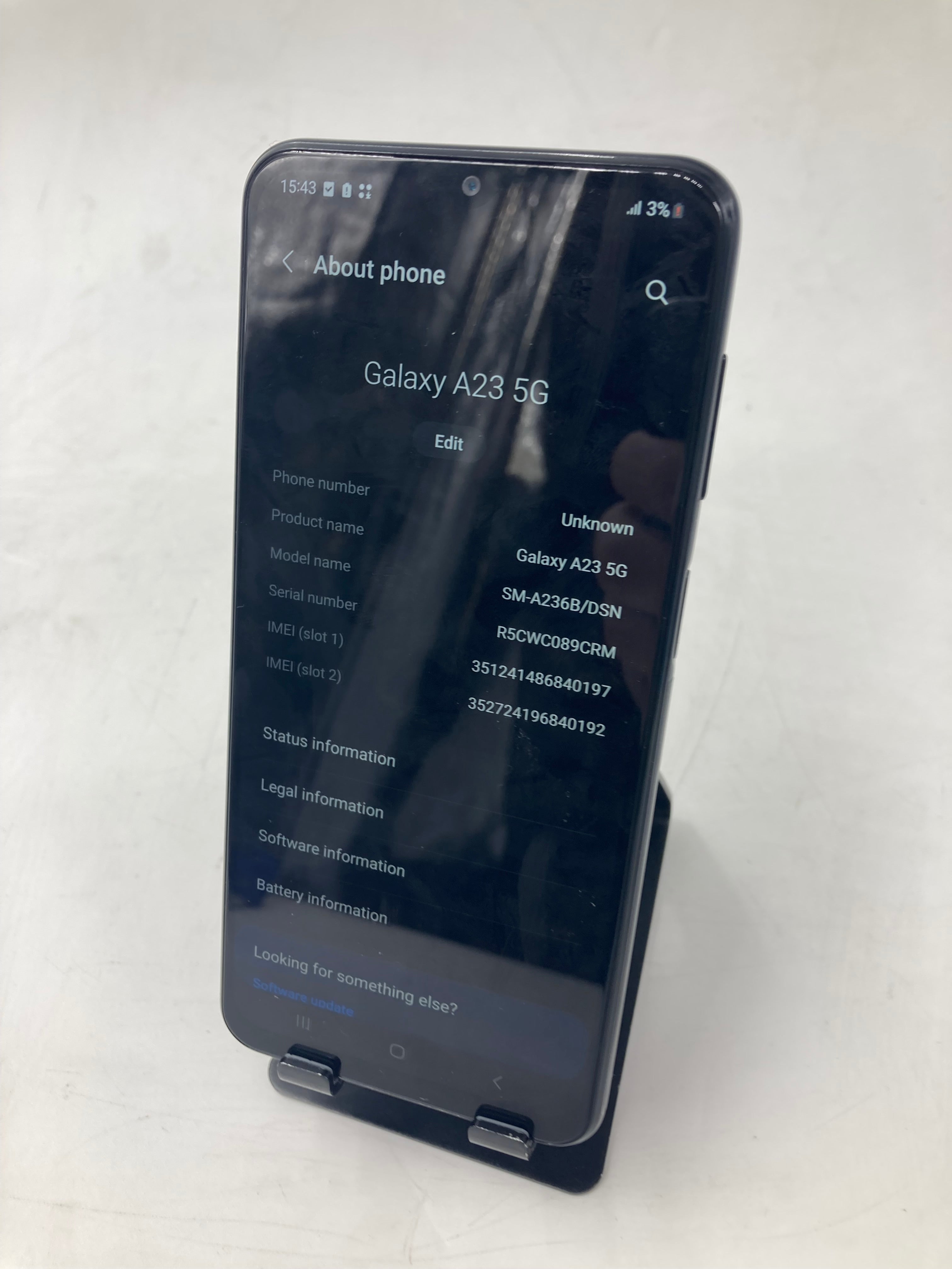 Samsung Mobile Galaxy A23 5G 64GB Black Unlocked