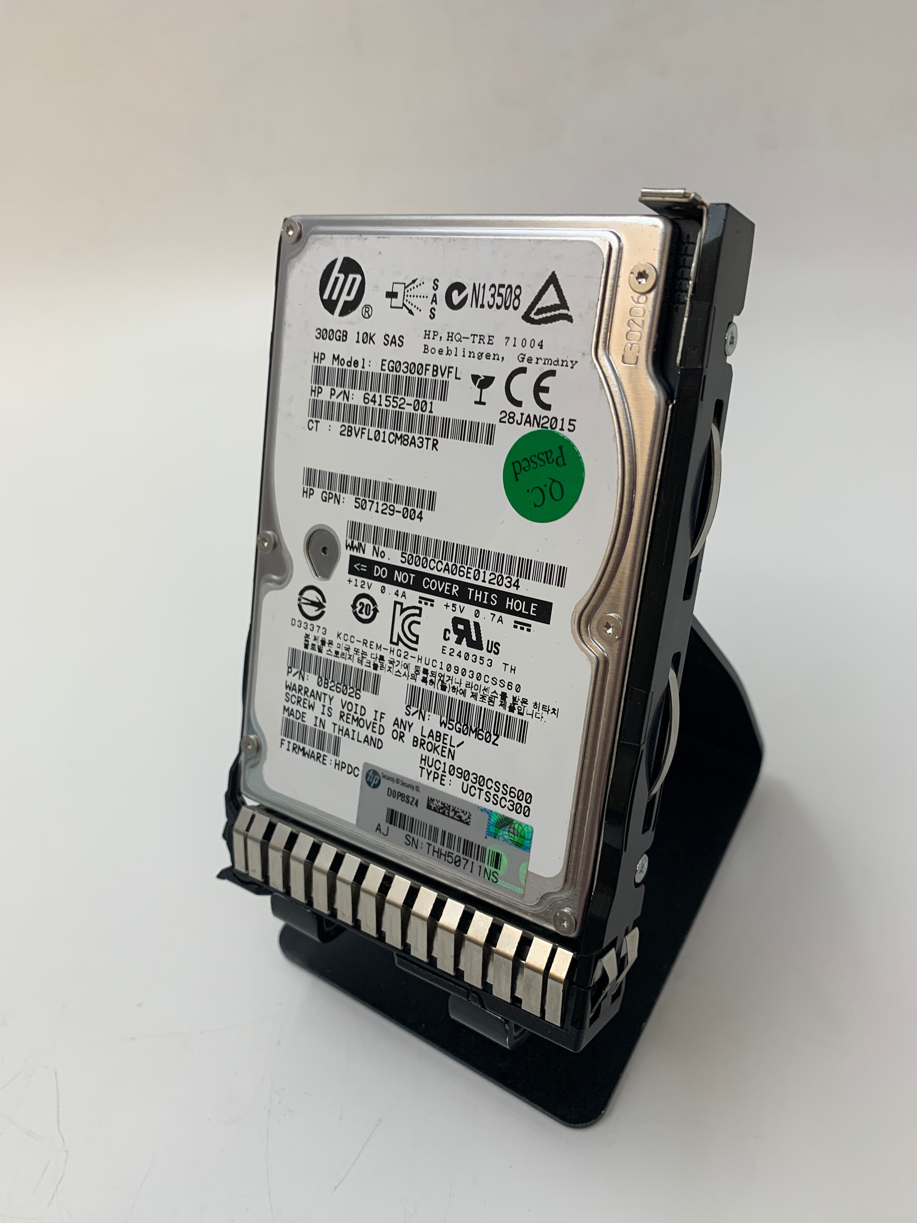 HP Hard Disk Drives | 300GB | SAS | 2.5 inch | 6/12Gbps | 10K RPM | Lot of 6