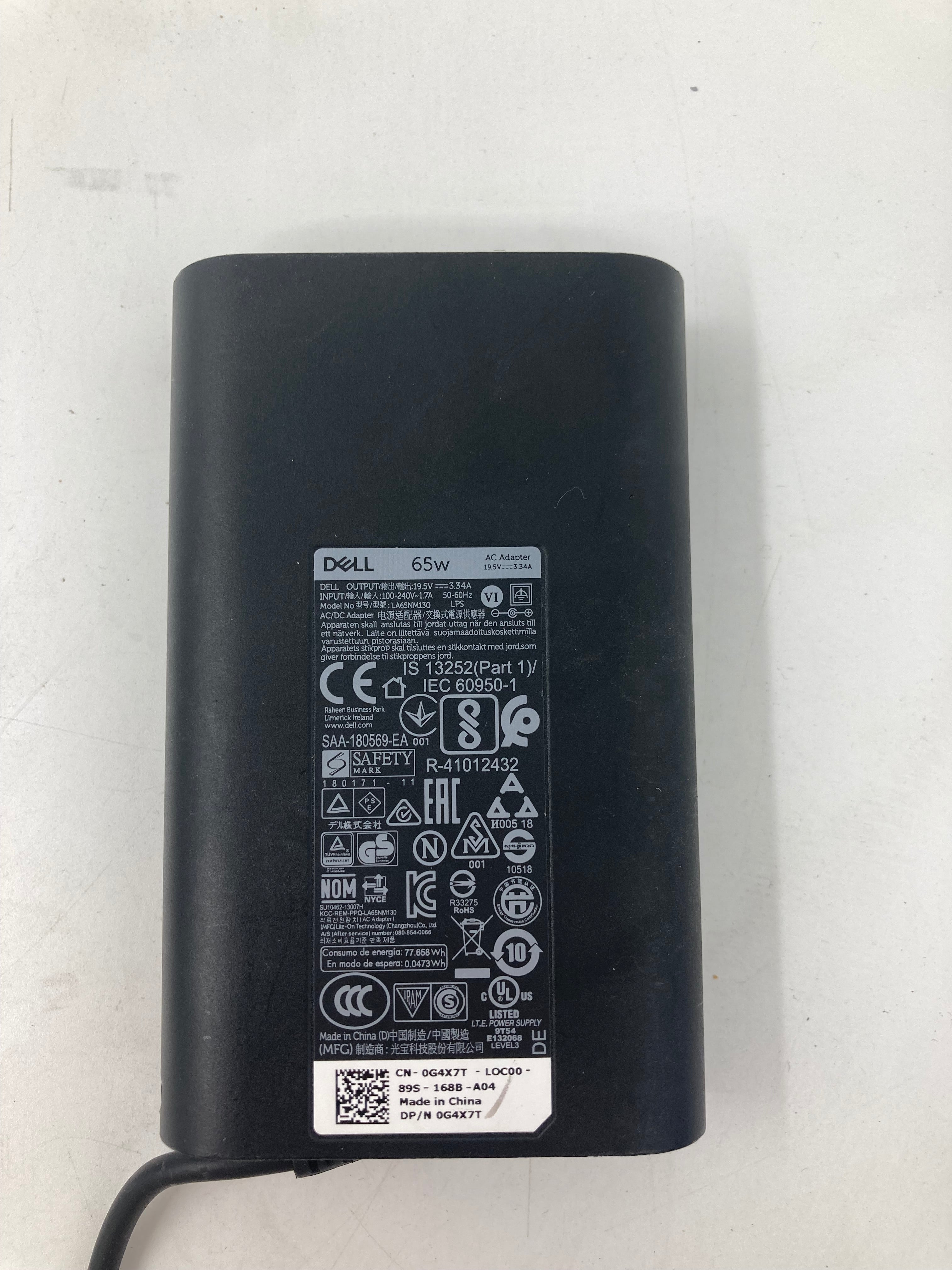 10x Batch Dell Big Tip AC Adapter 65W