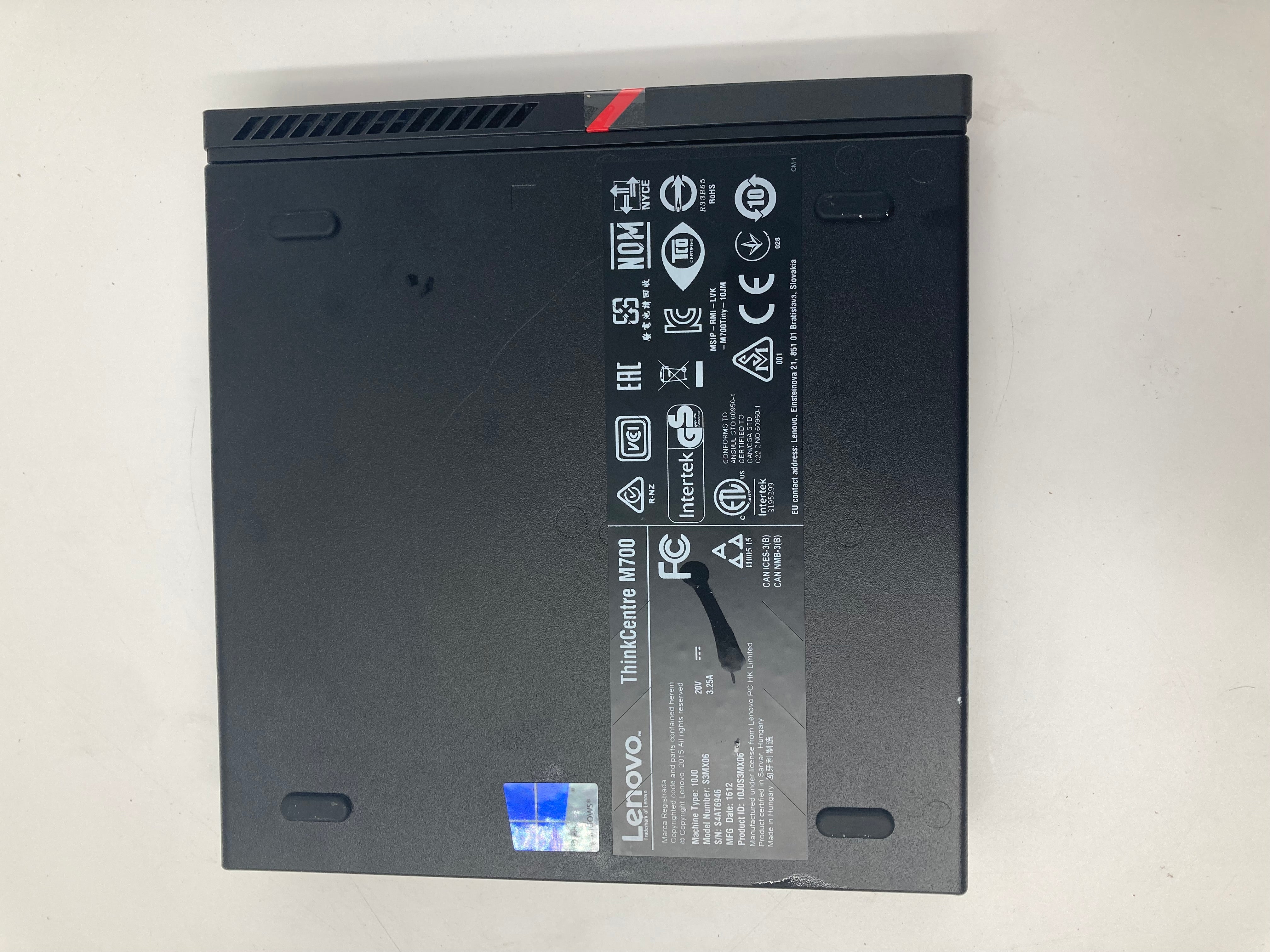 Lenovo ThinkCentre M700 i5 6th Gen 8GB RAM No SSD No OS