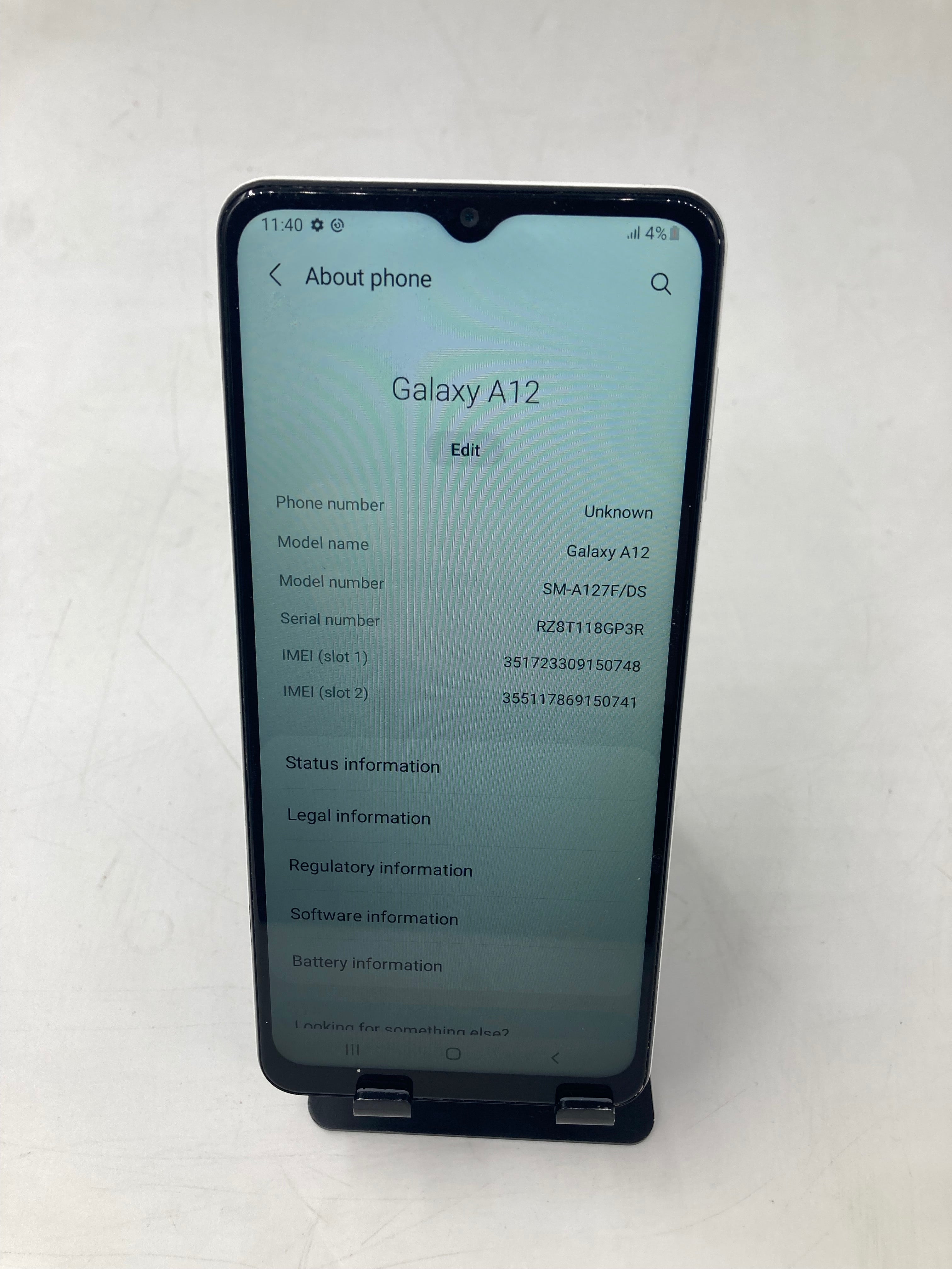 Samsung Mobile Galaxy A12 64GB White Unlocked