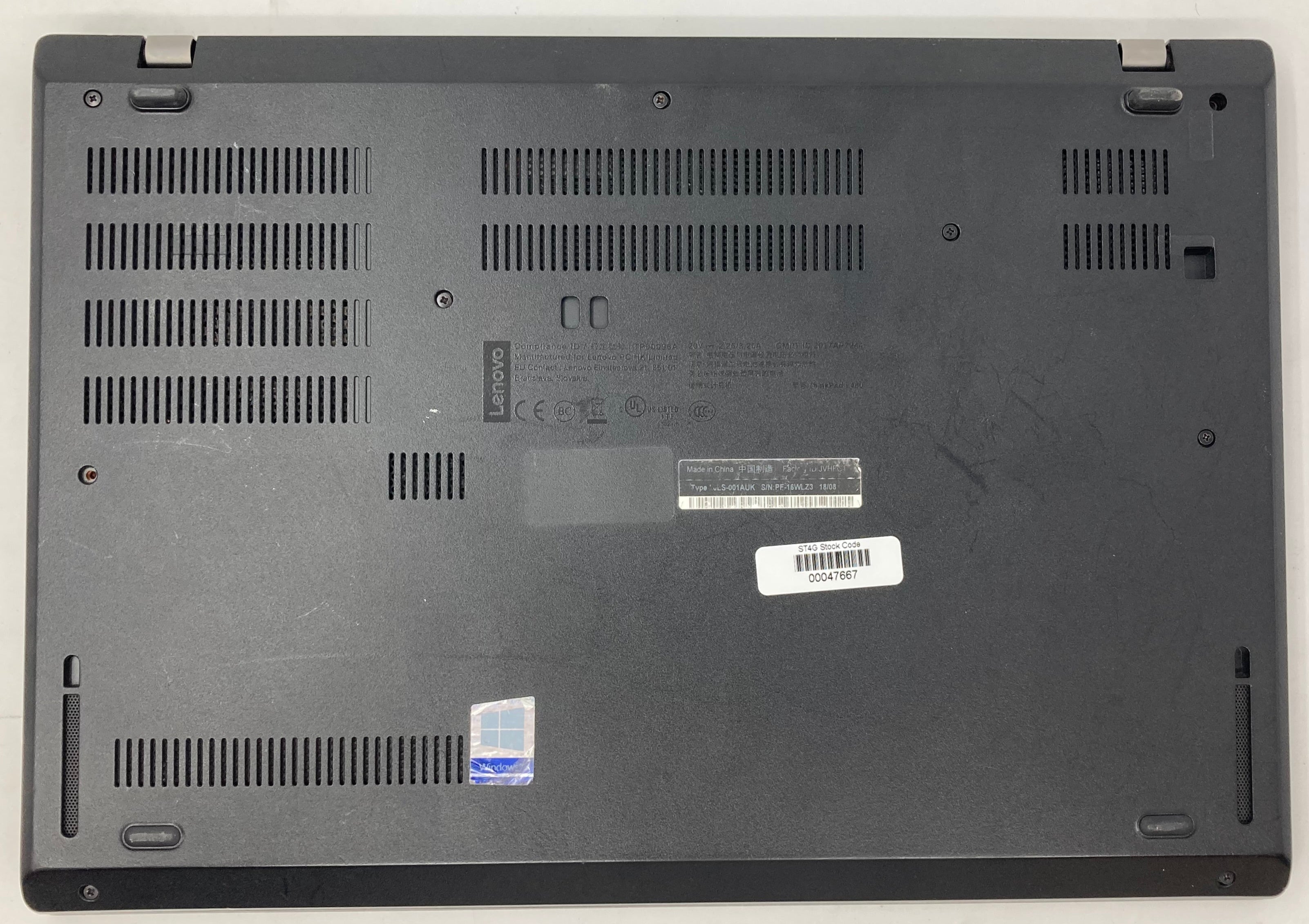 Lenovo Laptop ThinkPad L480 14" i5 8th Gen 16GB RAM 256GB SSD W11 #7