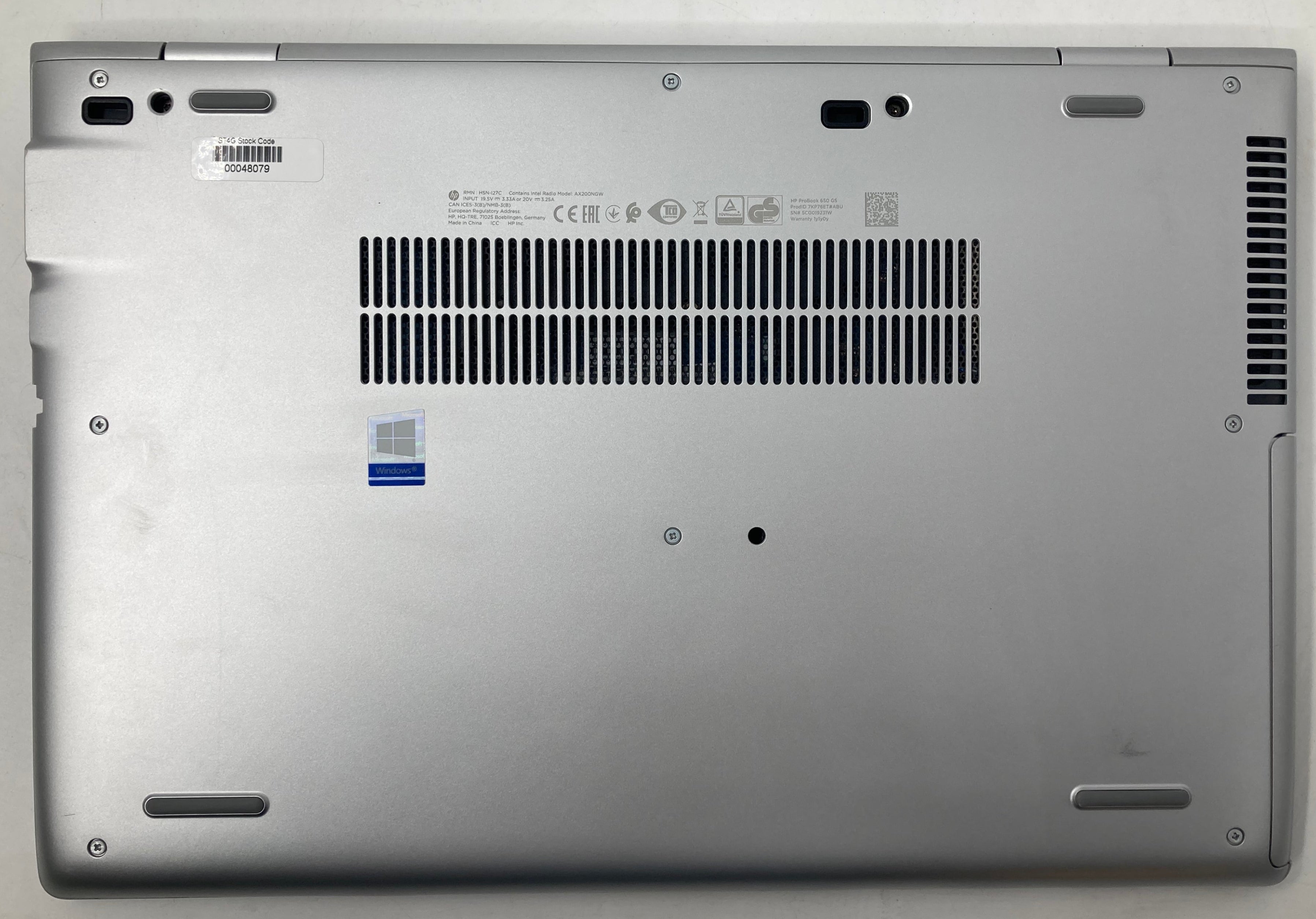 HP Laptop ProBook 650 G5 15.6" i5 8th Gen No RAM No HDD No OS *Spares* #1