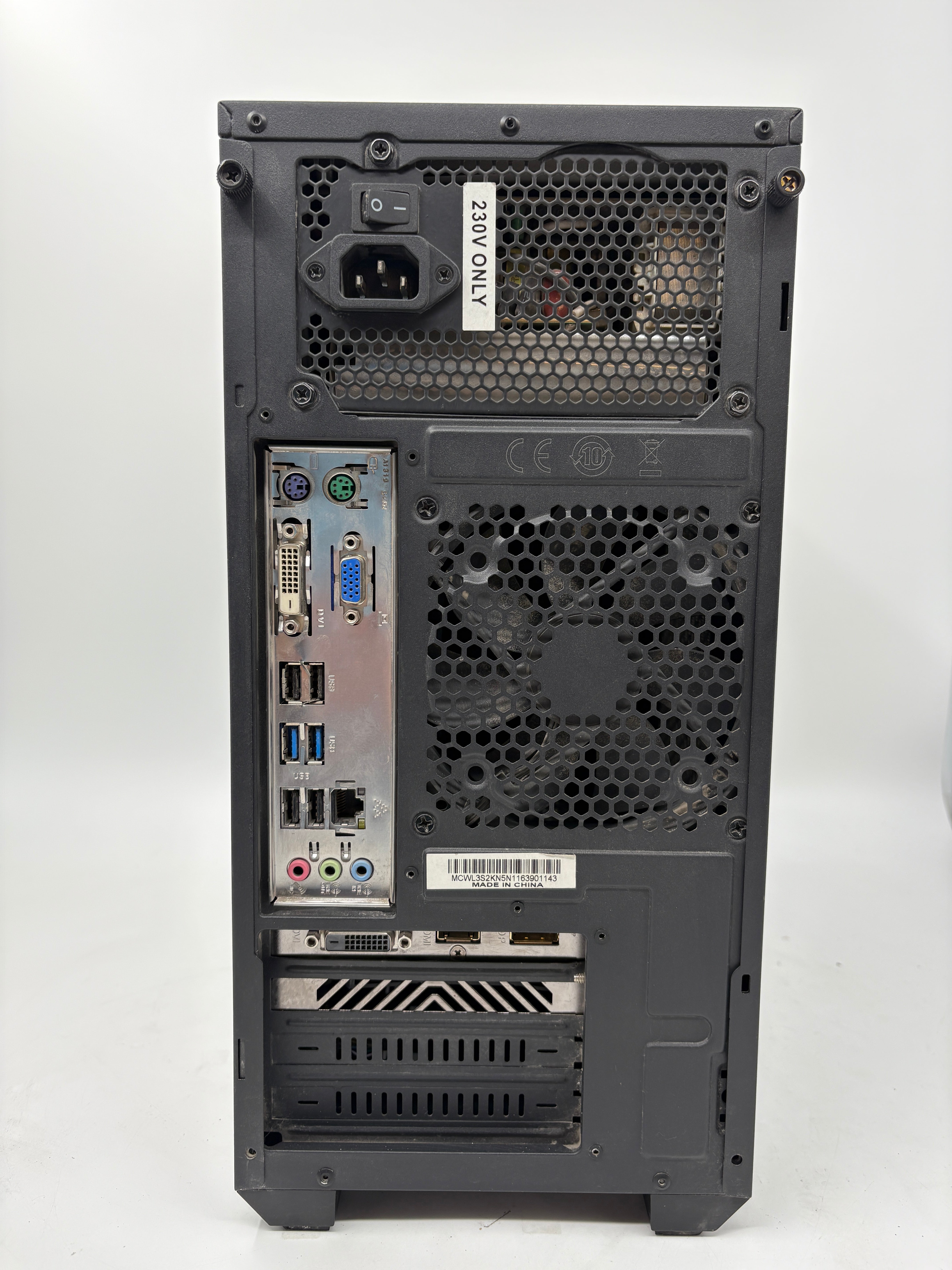 Cooler Master Custom MT i3 3rd Gen 8GB RAM 240GB SSD RX560 GPU W10