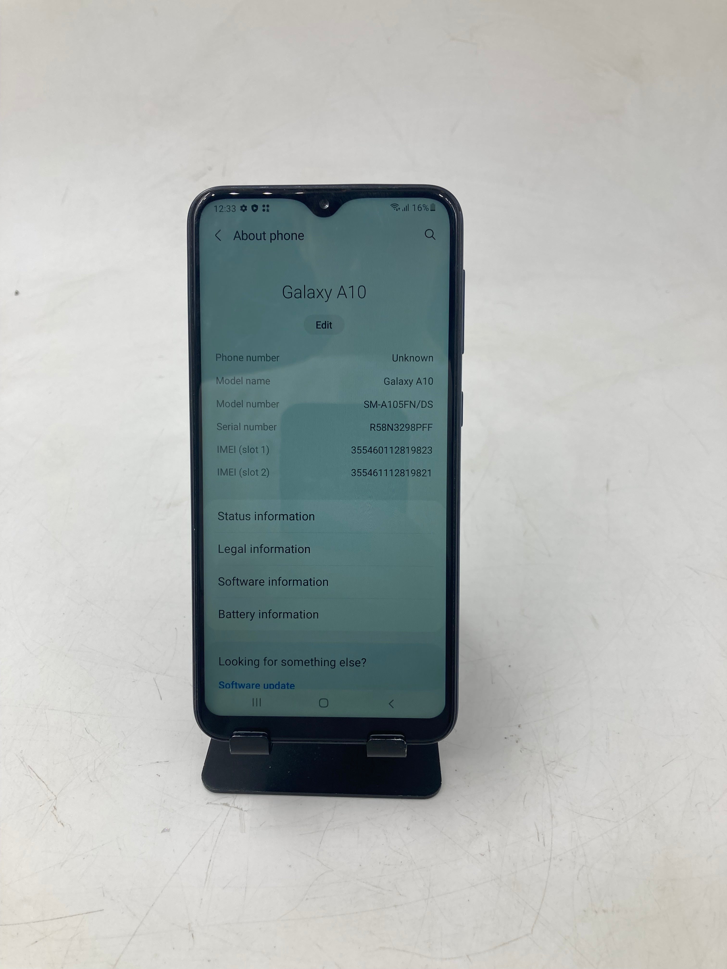 Samsung Galaxy A10 32GB Dark Blue - Unlocked