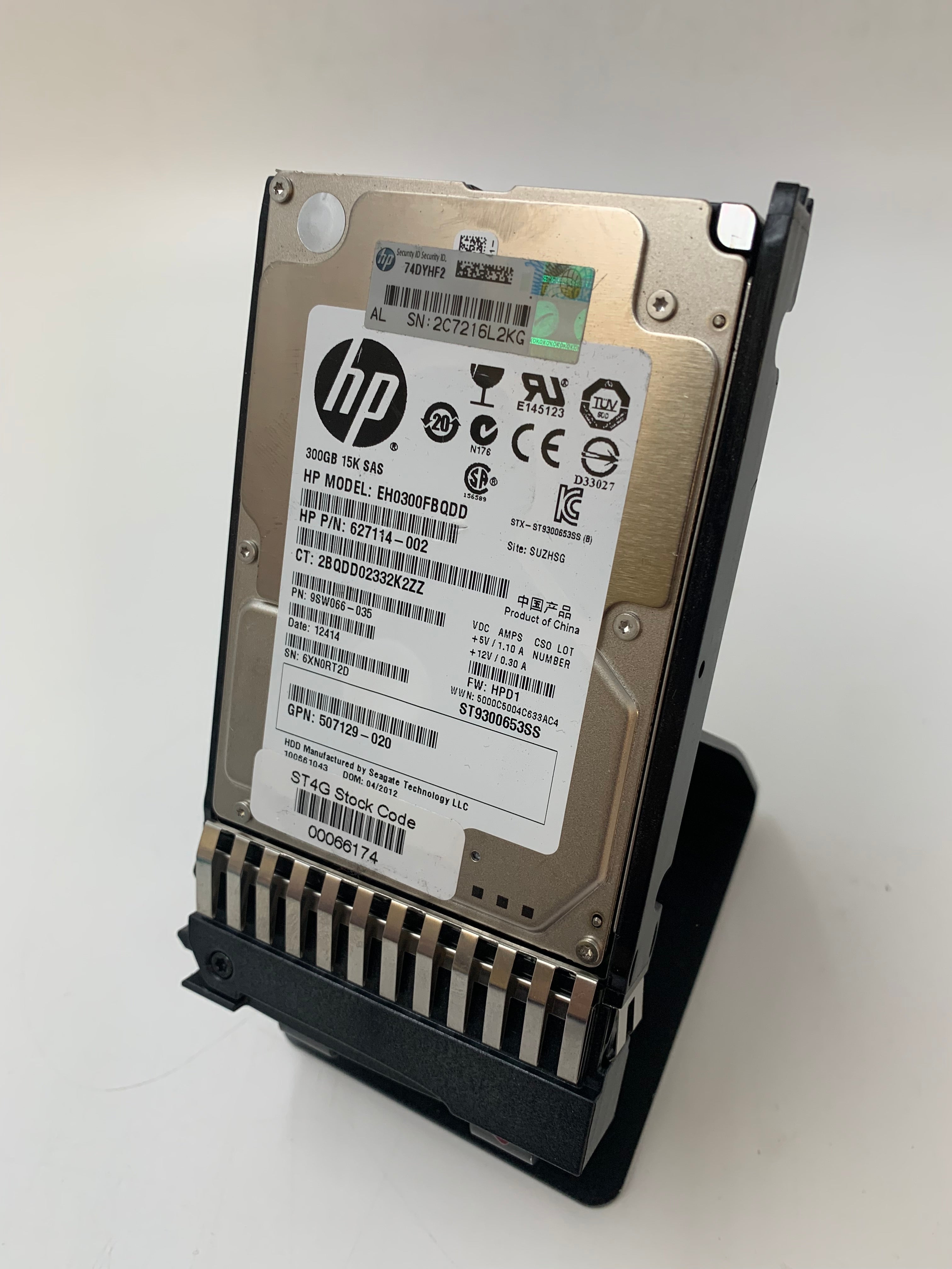 HP Hard Disk Drives | 300GB | SAS | 2.5 inch | 6/12Gbps | 15K RPM | Lot of 8