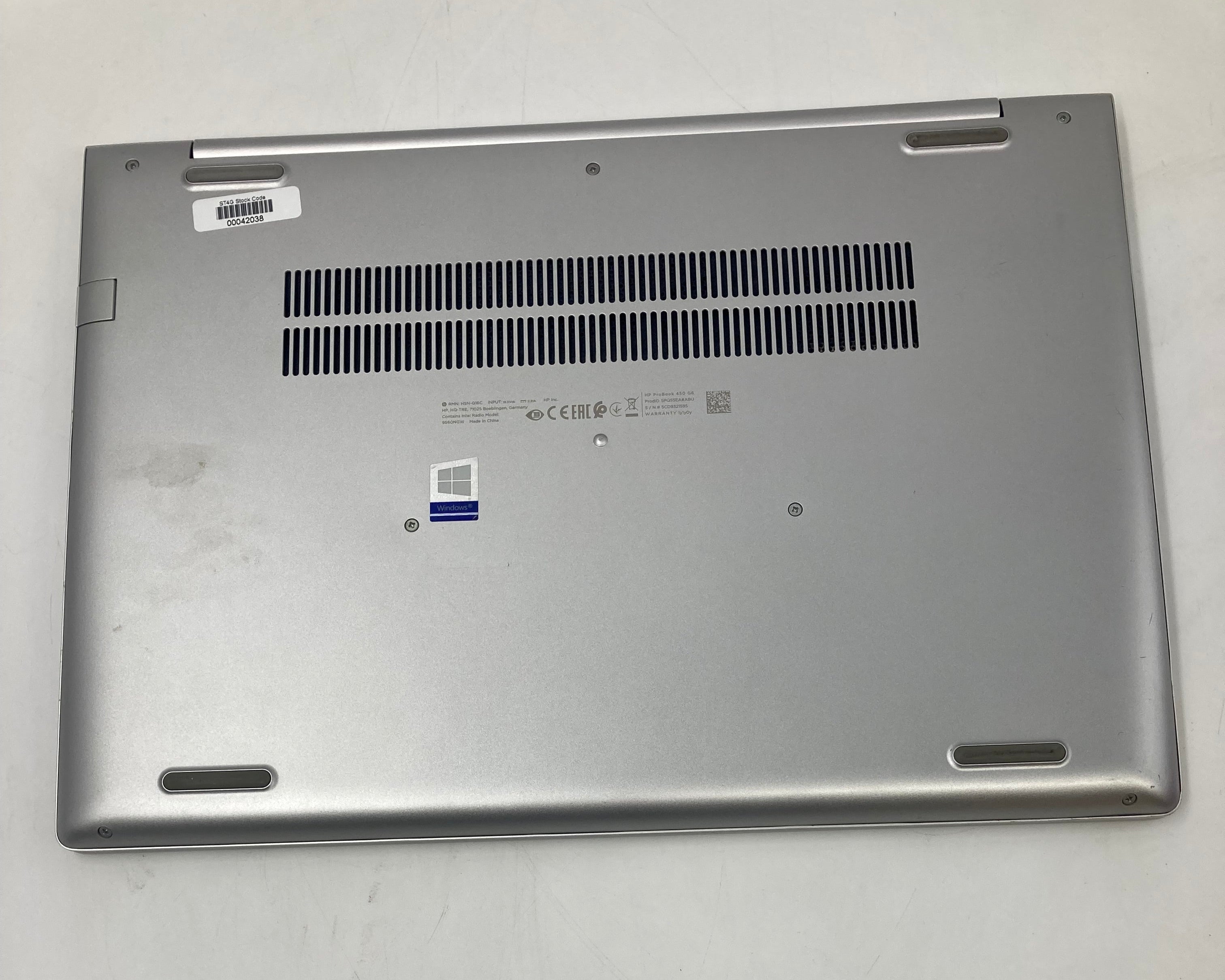 HP Laptop ProBook 450 G6 15.6" i5-8265U 16GB RAM 256GB SSD W11 OS