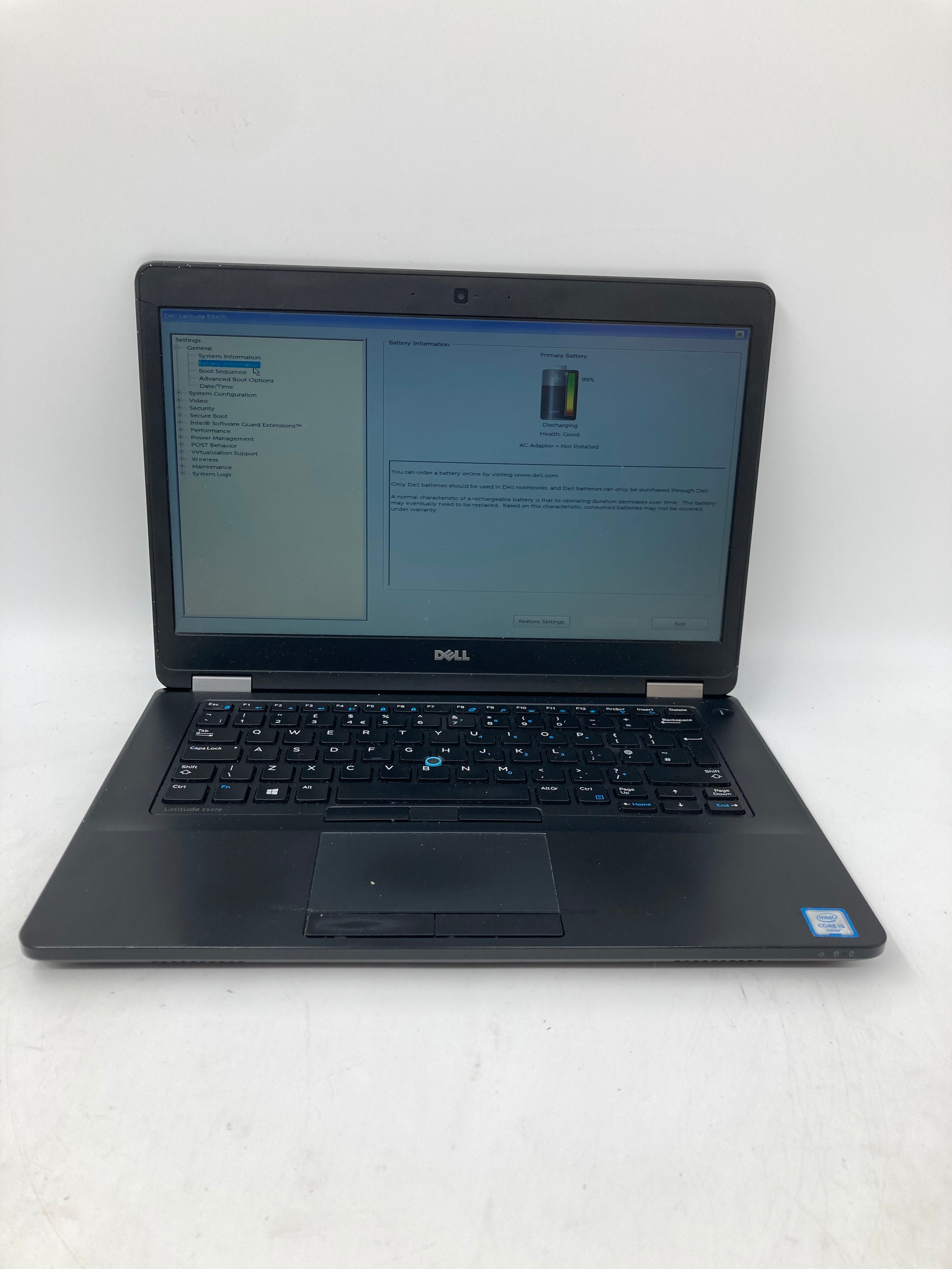 Dell Latitude E5470 14" Screen i5 6th Gen 8GB RAM No SSD -Spares-