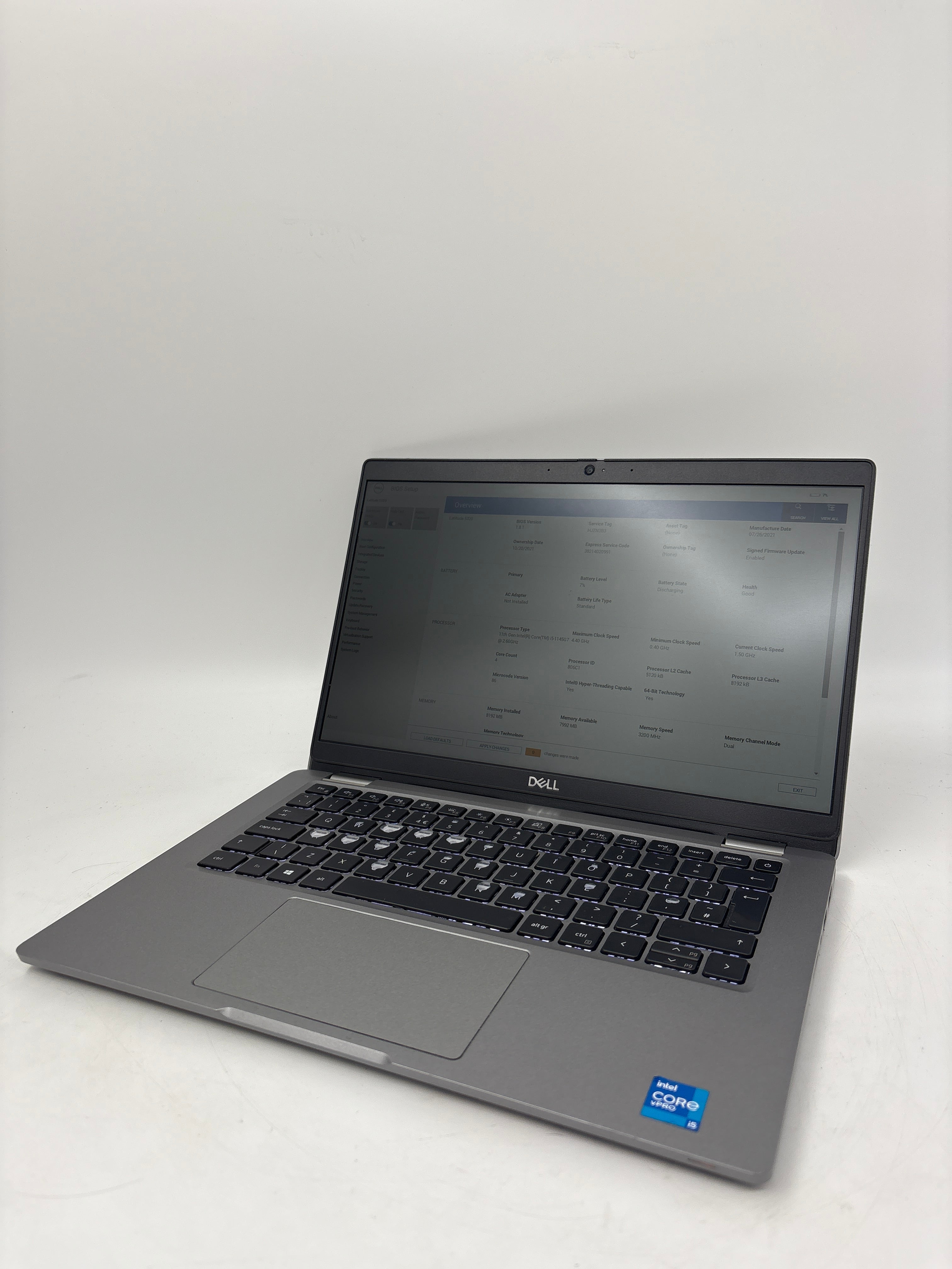 Dell Laptop Latitude 5320 13.3" Screen i5 11th Gen 8GB RAM 256GB SSD W11