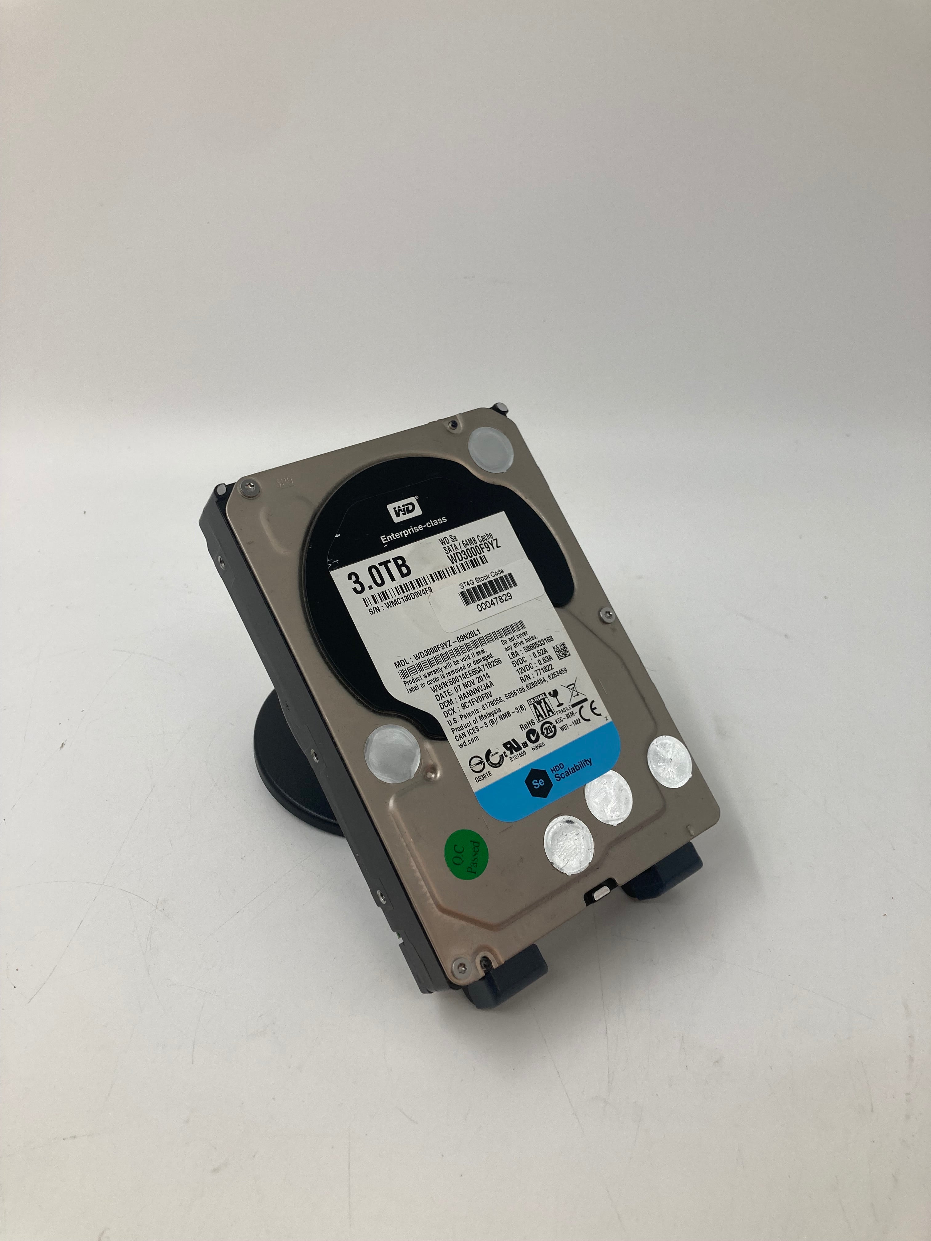 Western Digital HDD | 3TB | 3.5 inch | SATA | WD3000F9YZ | 7.2K RPM | 6Gbps