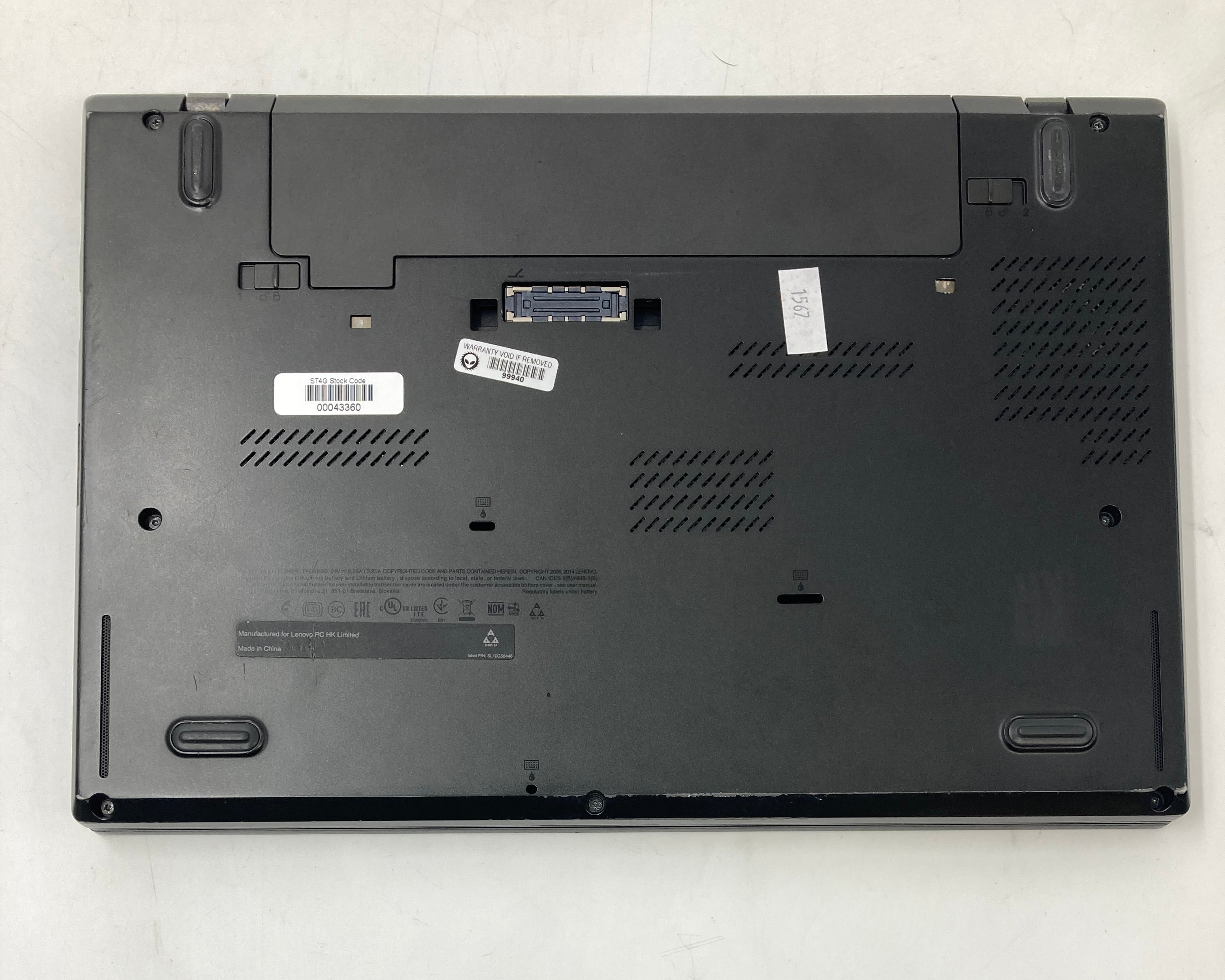 Lenovo Laptop ThinkPad T450s 14" i5-5300U 8GB RAM No SSD No OS *Spares*