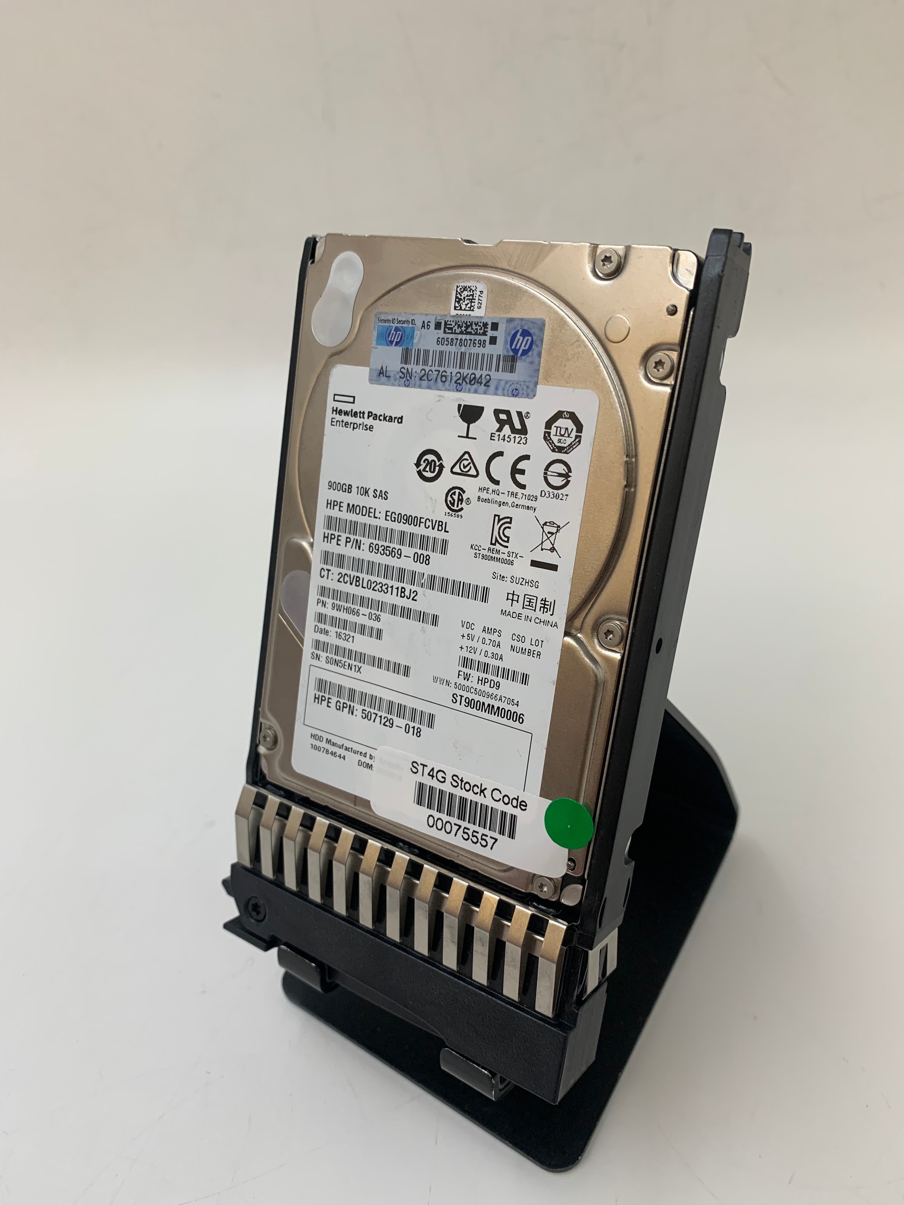 HP Hard Disk Drives | 900GB | SAS | 2.5 inch | 6Gbps | 10K RPM | Lot of 4