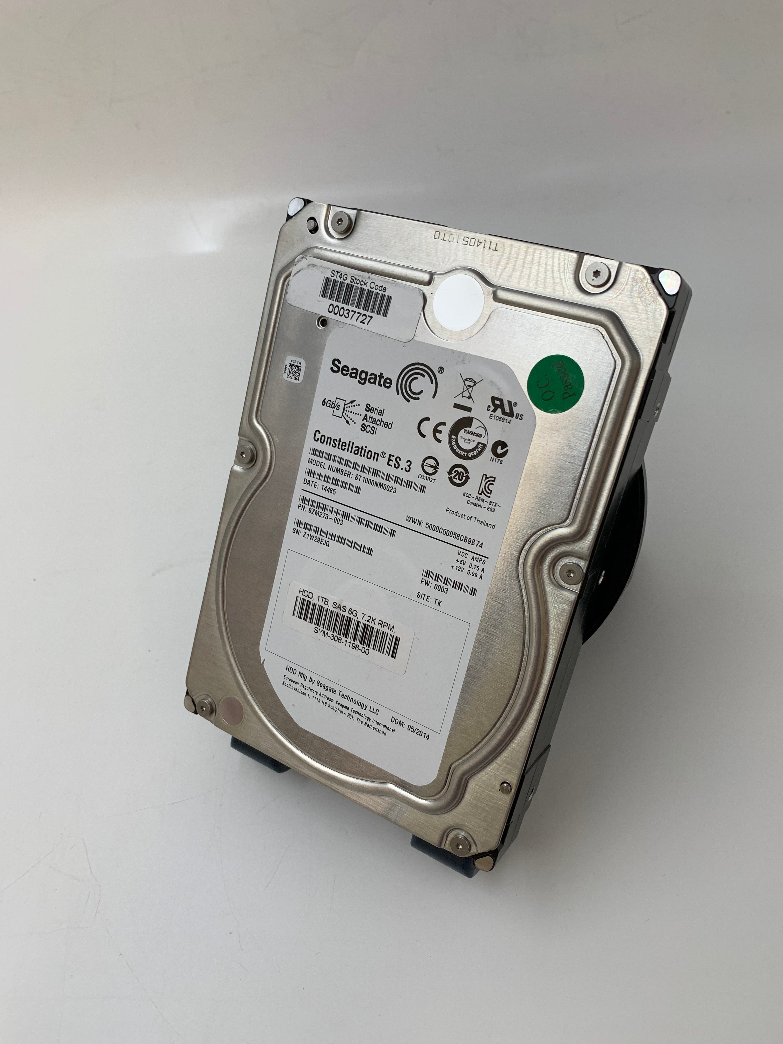 1TB HDDs | 3.5 Inch | SAS | 6Gbps | 7200 RPM Lot of 17