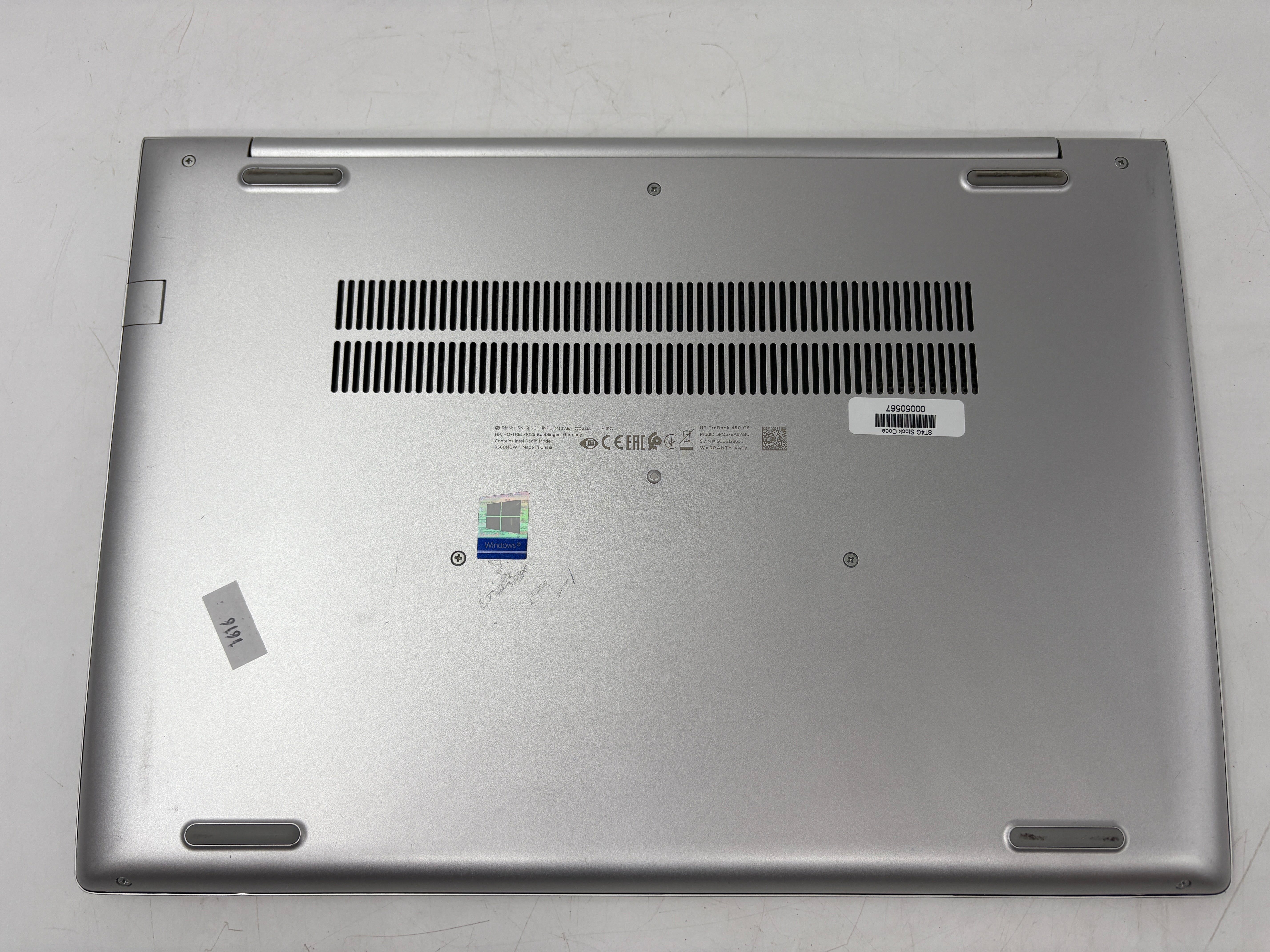 HP Laptop ProBook 450 G6 15.6" Screen i5 8th Gen 8GB 512GB SSD W11