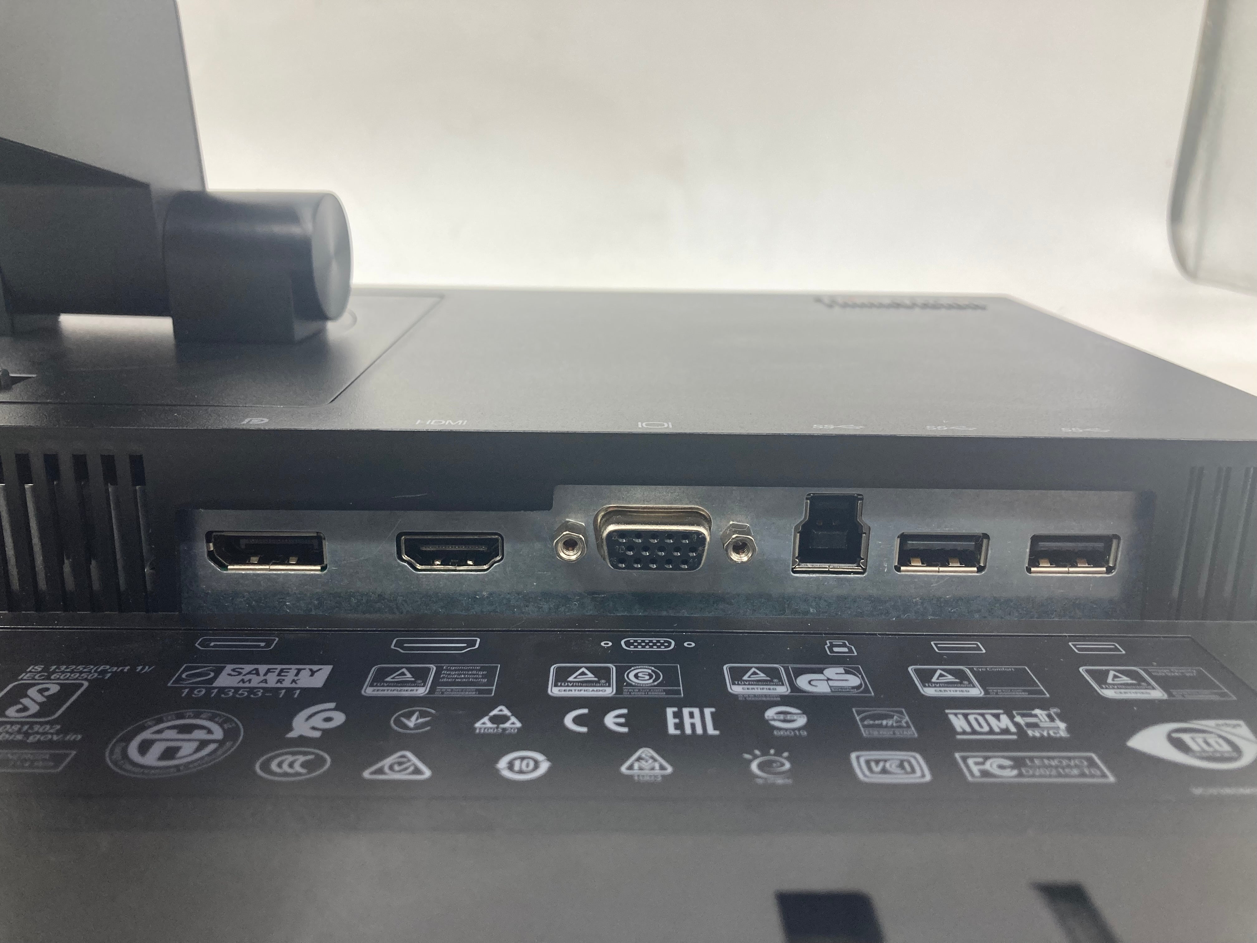 Lenovo T22i-20 21.5" Screen LED Monitor HDMI VGA DisplayPort