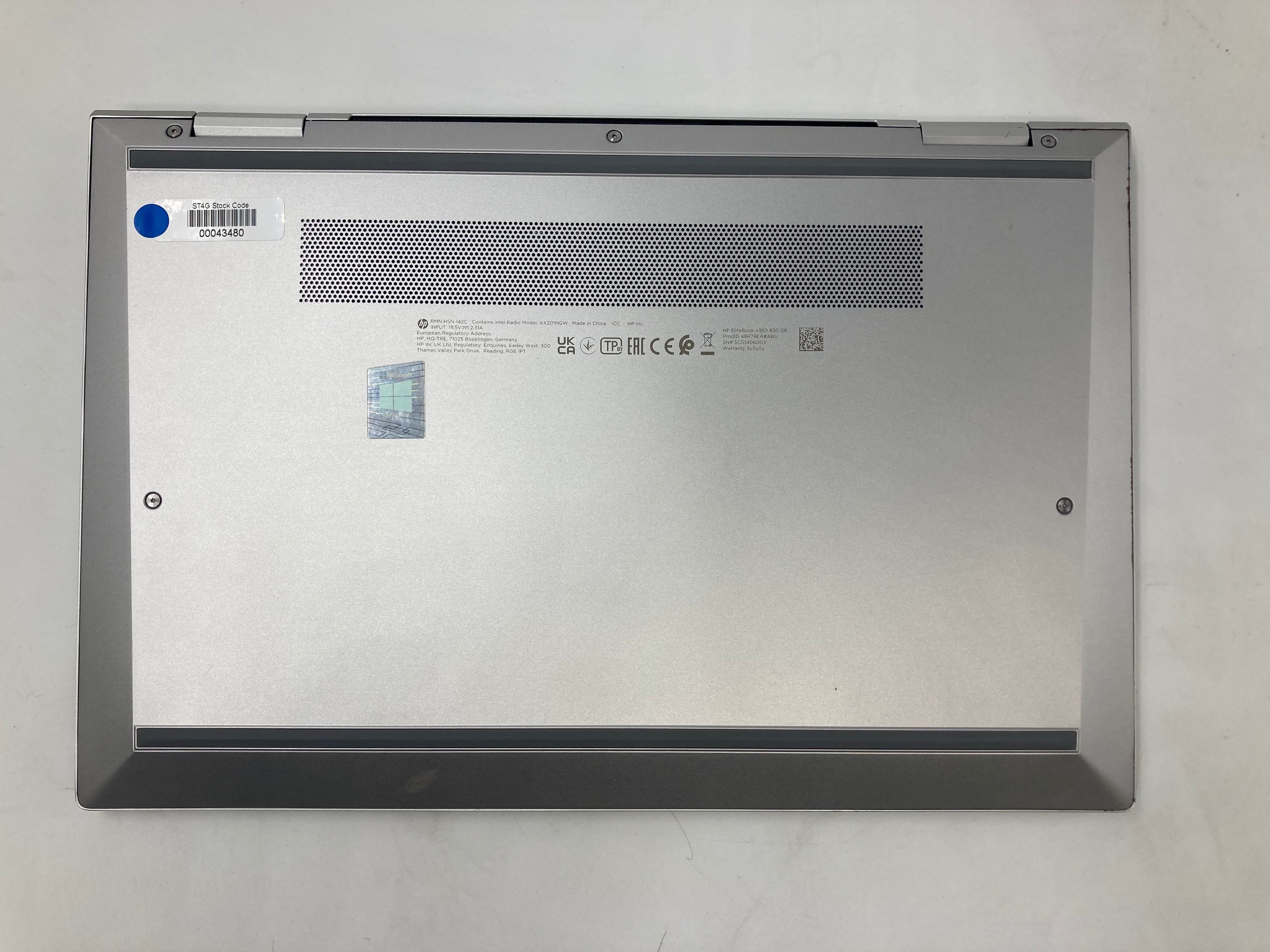 HP Laptop EliteBook X360 830 G8 13.3" Touch i5 11th Gen 16GB RAM 256GB SSD W11