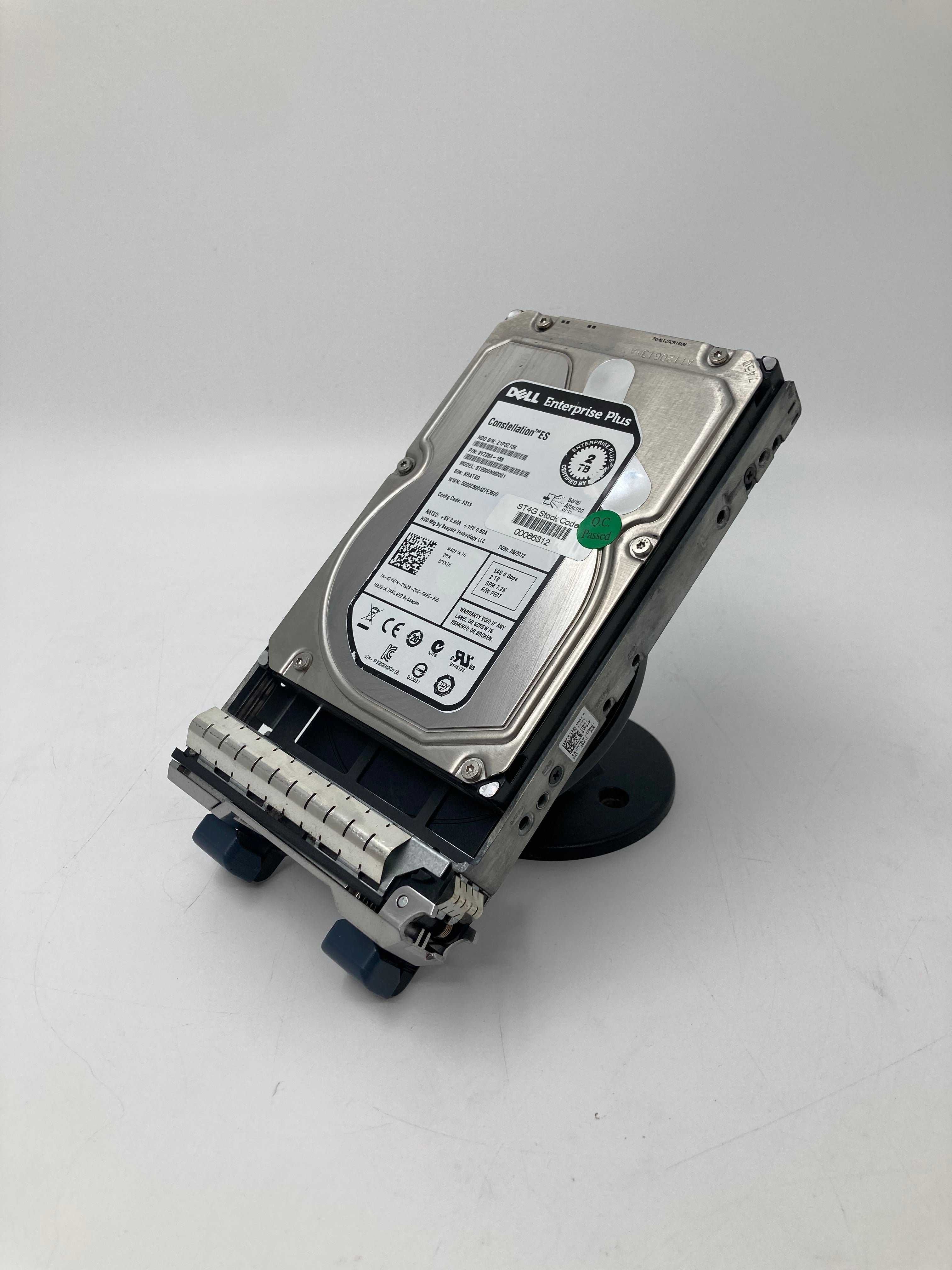 Dell Hard Disk Drive In Caddy | 2TB | SAS | 3.5" | DP/N 07YXTH | 7.2K | 6Gbps