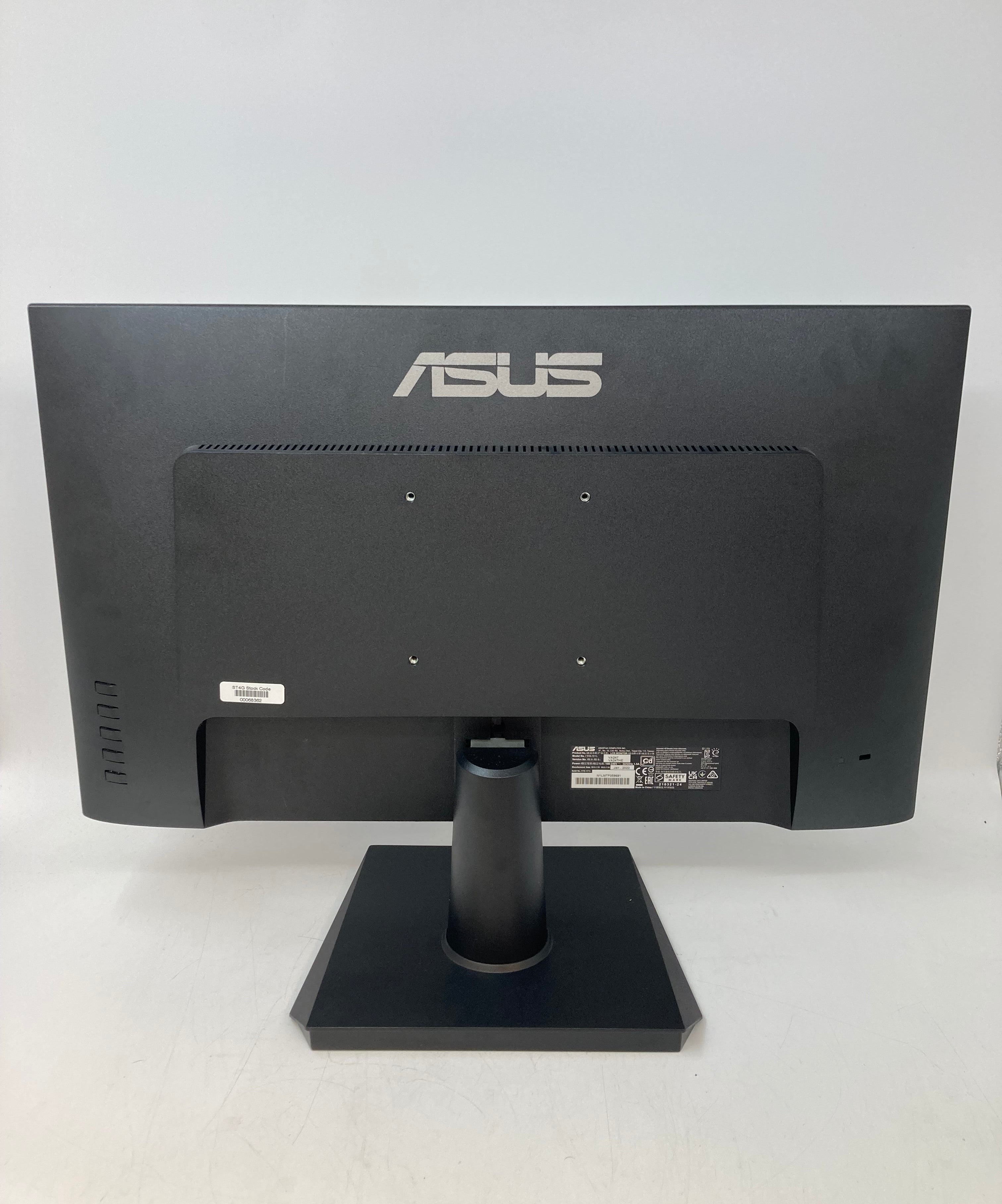Asus VA247 23.8" Full HD Monitor with Stand 60Hz HDMI VGA DVI