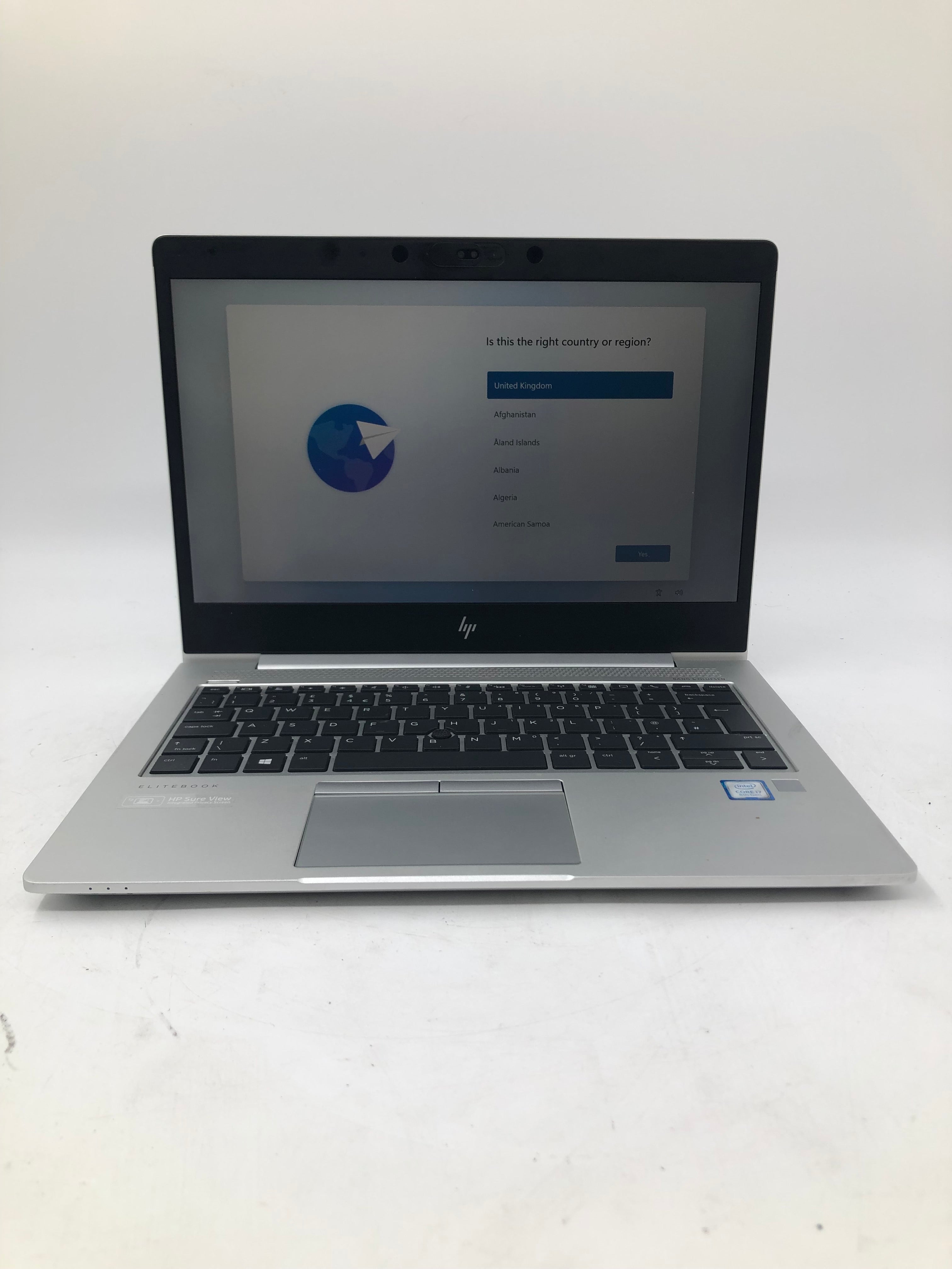 HP EliteBook 830 G5 13.3" Screen i7 8th Gen 16GB RAM 256 SSD W11