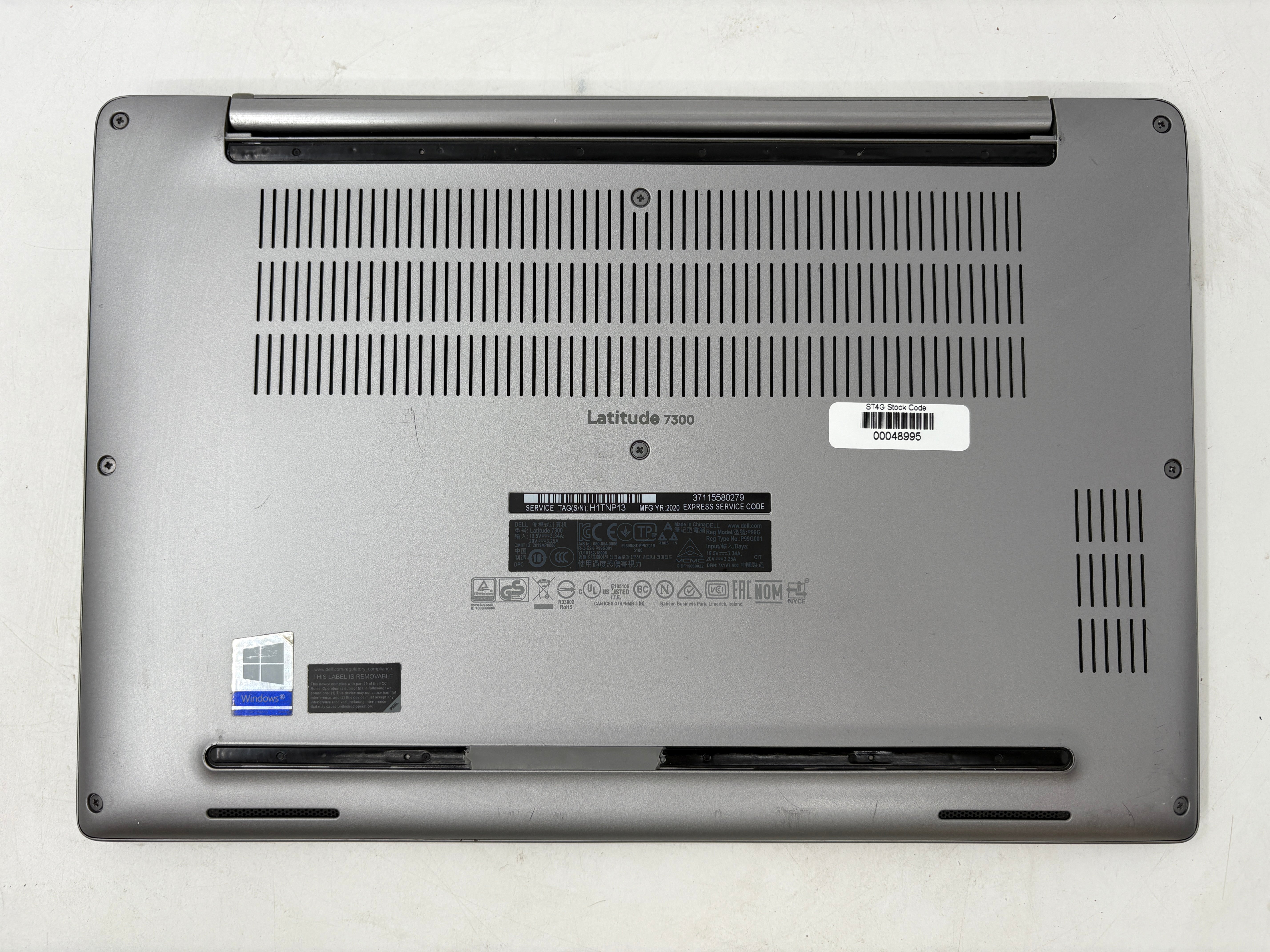 Dell Laptop Latitude 7300 13.3" Screen i5 8th Gen 8GB RAM NO SSD NO OS
