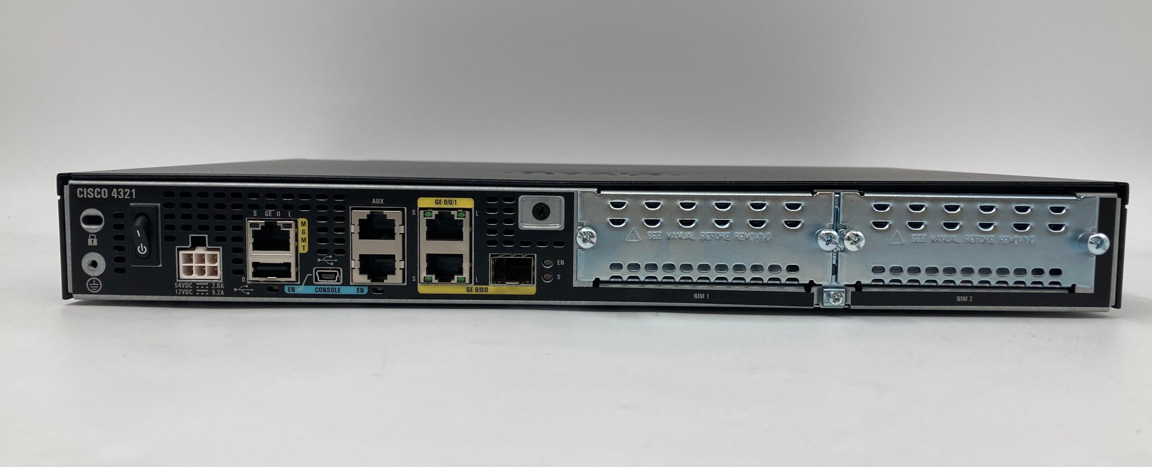 Cisco 4300 Series ISR4321/K9 V08 Integrated Services Router