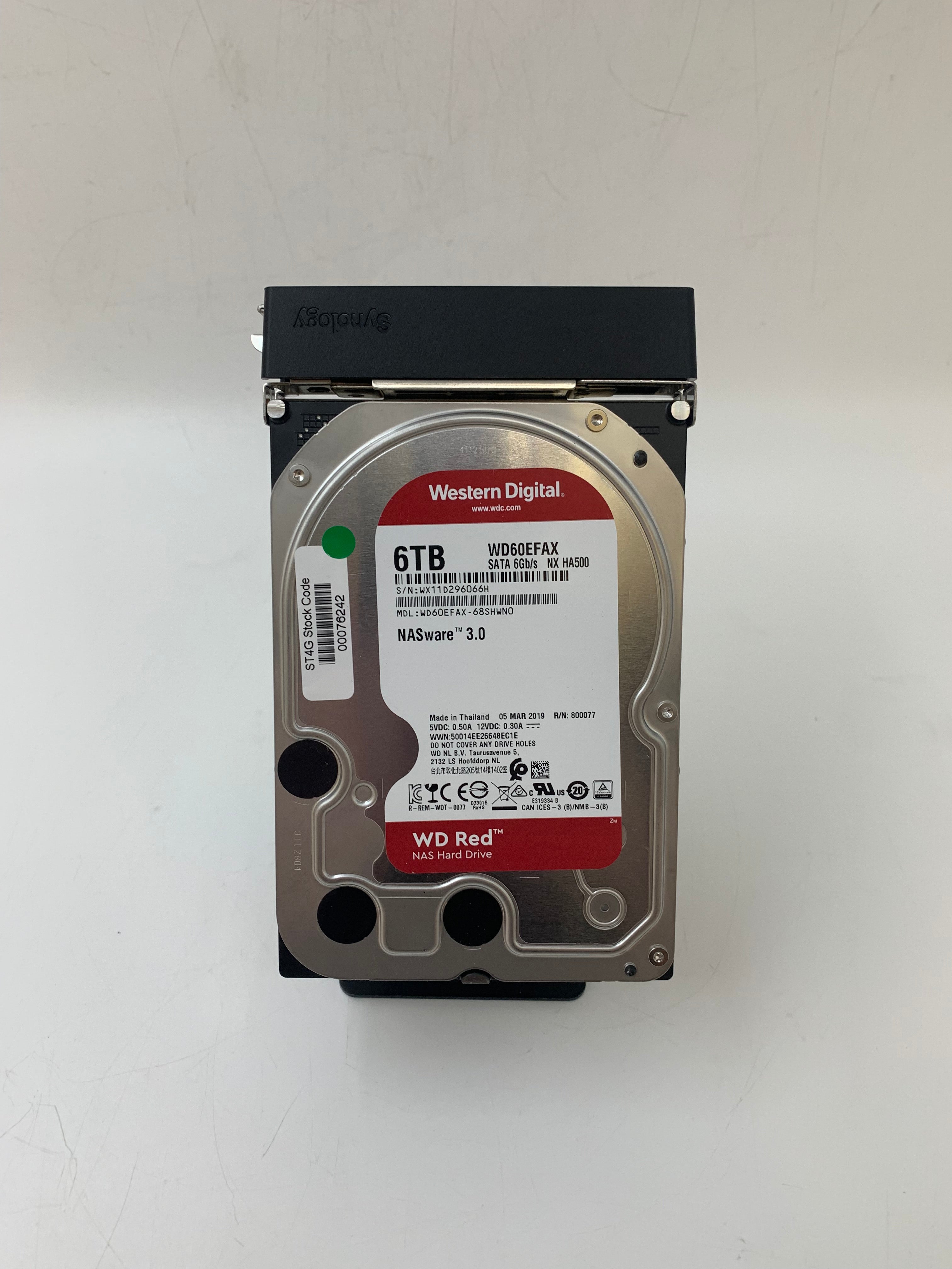 Western Digital Hard Disk Drive | 6TB | 3.5 Inch | SATA | WD60EFAX-68SHWN0 | 5400 RPM | 6 Gbps