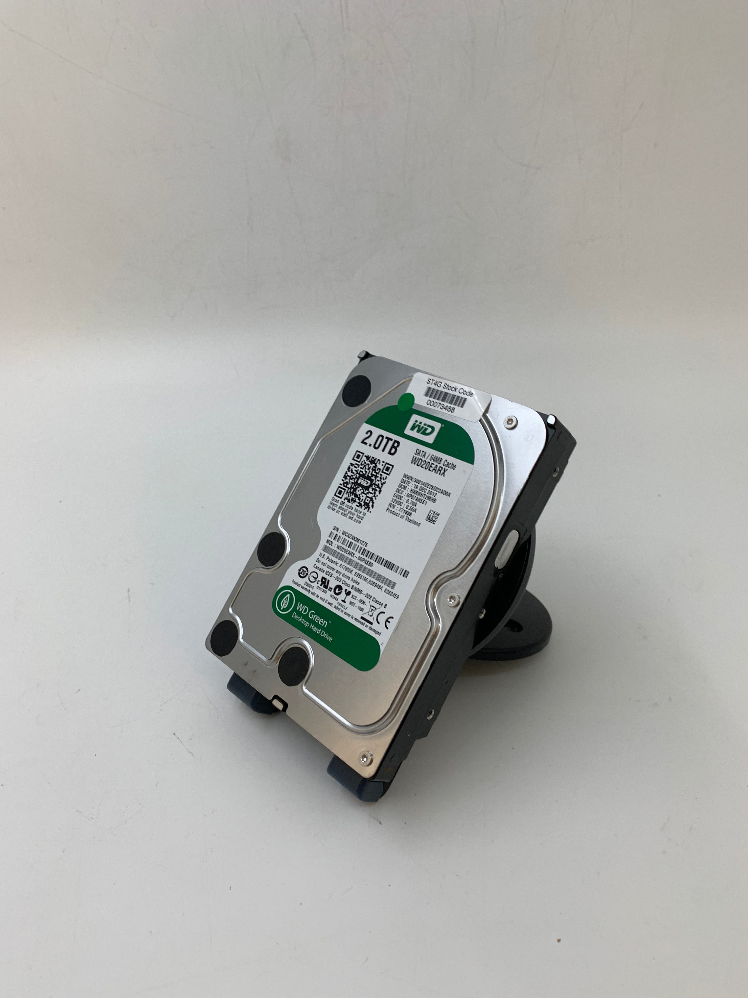 Western Digital | 2TB | 3.5 Inch | SATA | WD20EARX-00PASB0 | 7200 RPM | 64MB Cache | 6Gbps