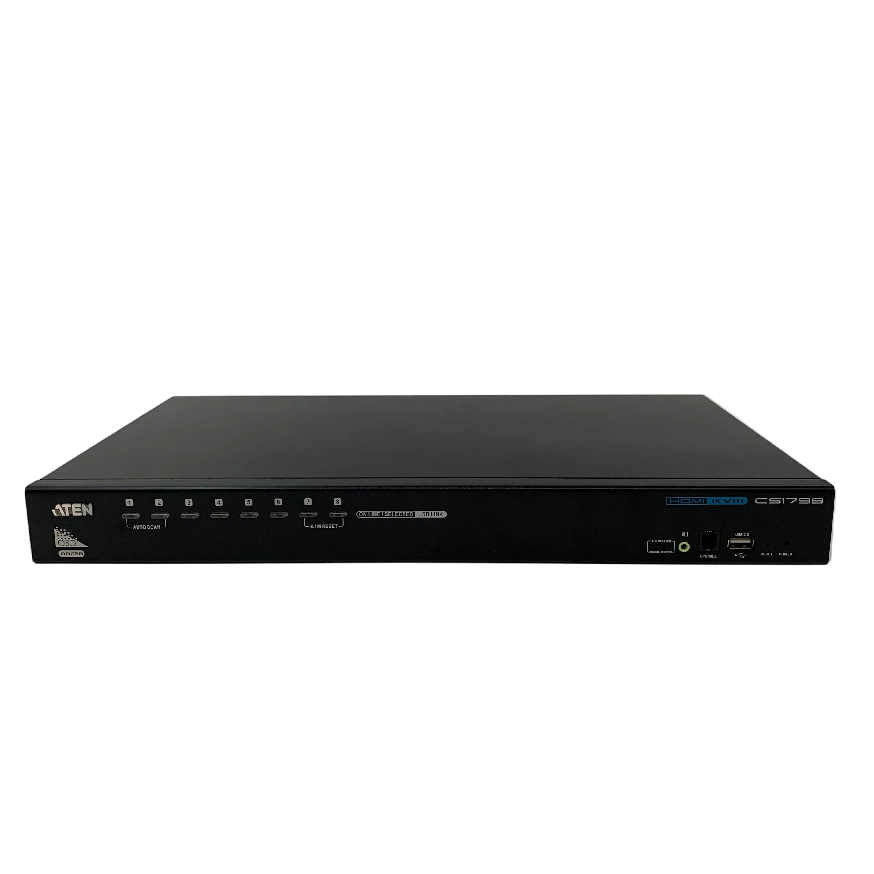 ATEN CS1798 8 Port USB KVM Switch Rackmount VGA/DVI Multi-PC Control System