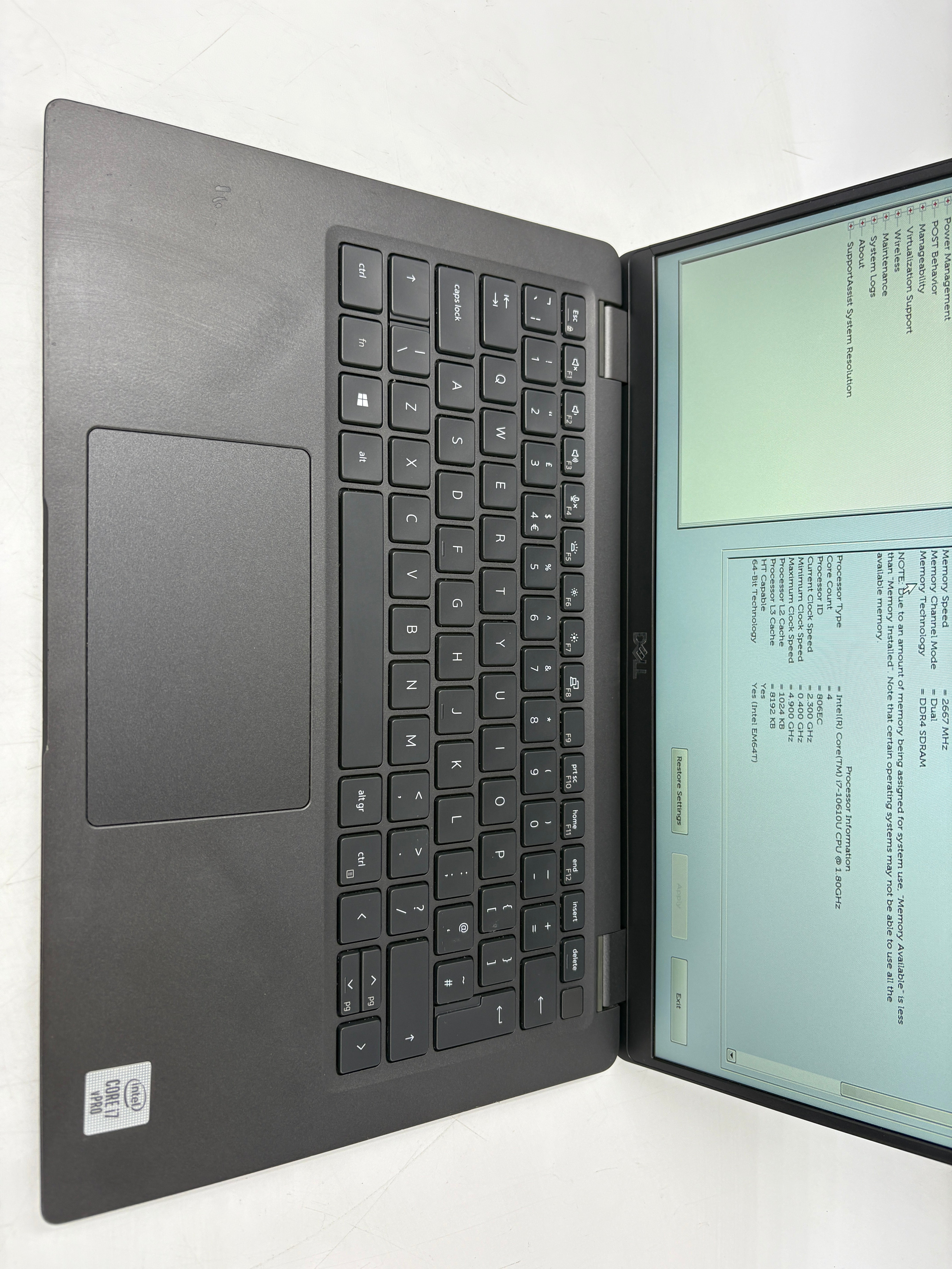 Dell Laptop Latitude 7410 14" Screen i7 10th Gen 16GB RAM 512GB SSD W11