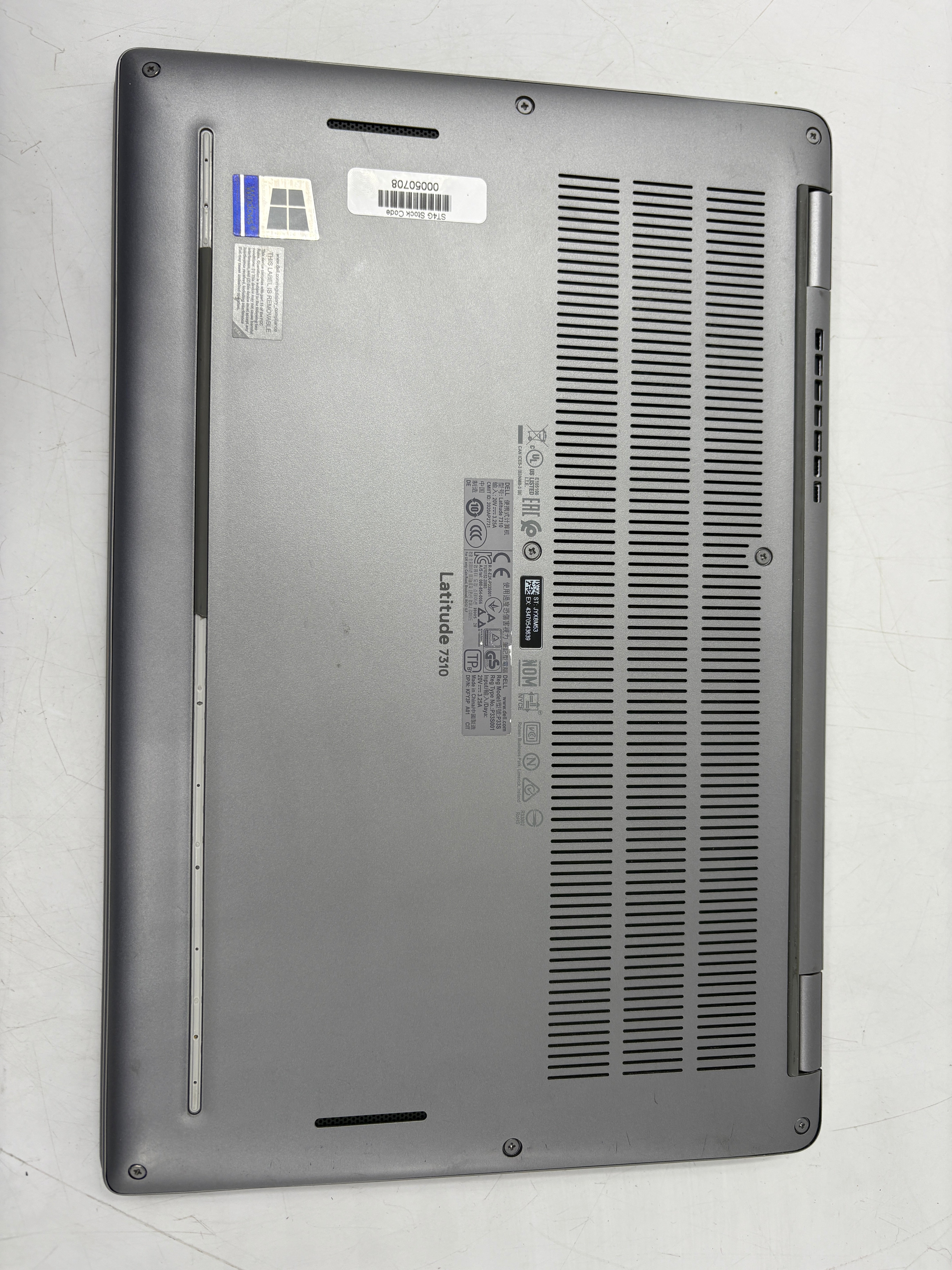 Dell Laptop Latitude 7310 13.3" Screen i5 10th Gen 8GB RAM 256GB SSD W11