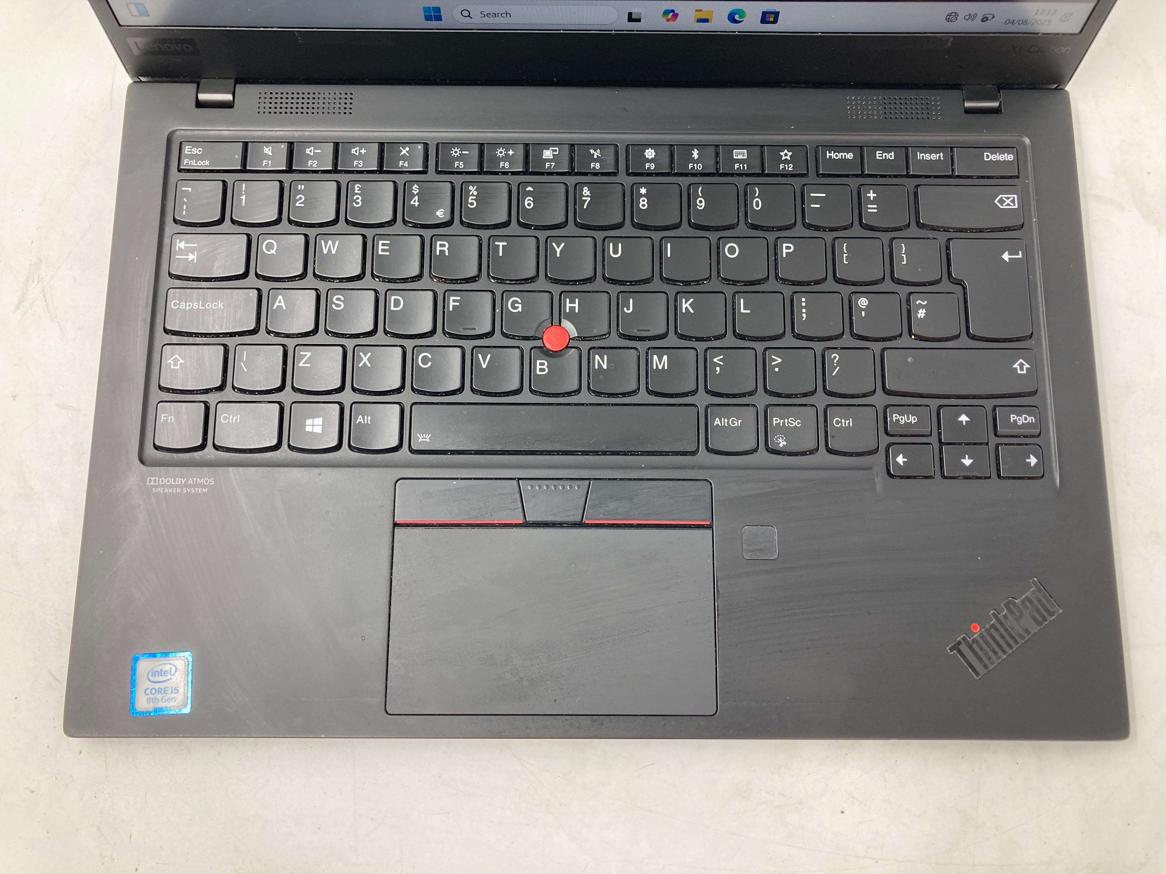 Lenovo ThinkPad X1 Carbon 14" Screen i5 8th Gen 8GB RAM 256GB SSD Win 11