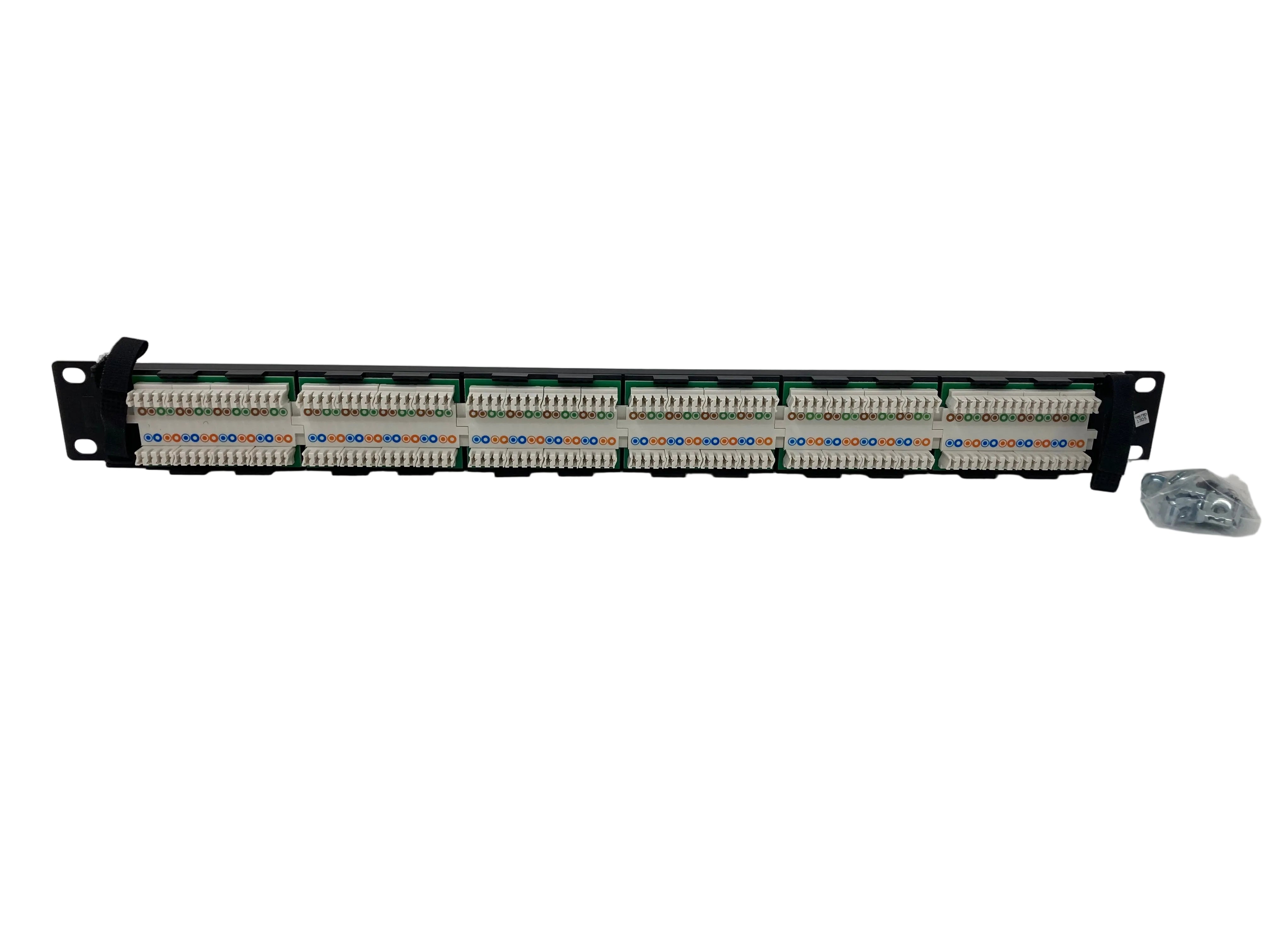 Connectix Cabling Systems, 24 Port Cat 6 UTP Elite Patch Panels, New Open Box, Lot of 4