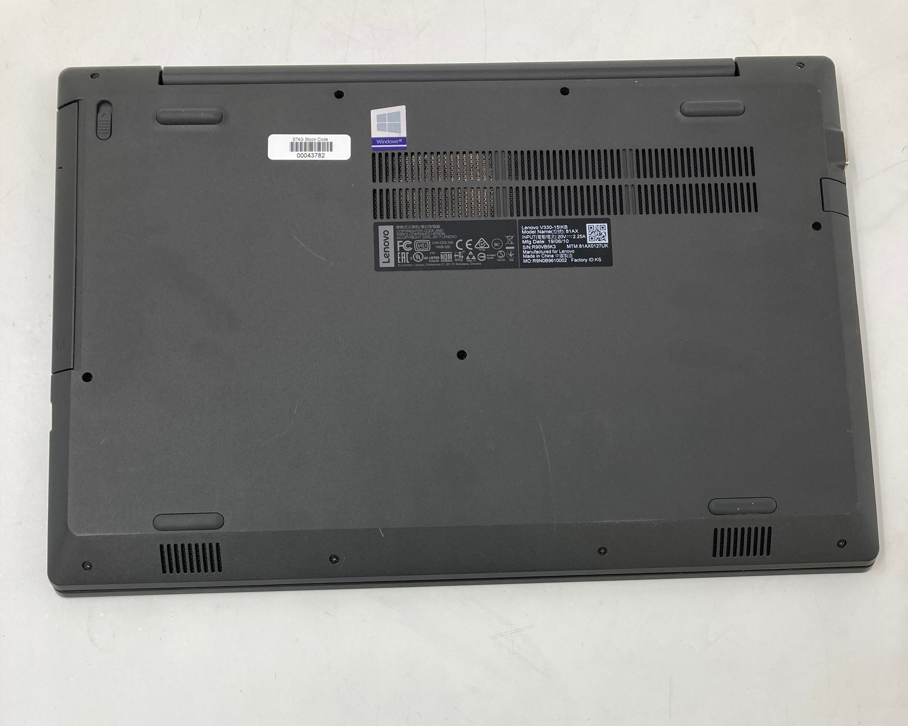 Lenovo Laptop V330-15IKB 15.6" i5-8250U 8GB RAM 256GB SSD W11 OS