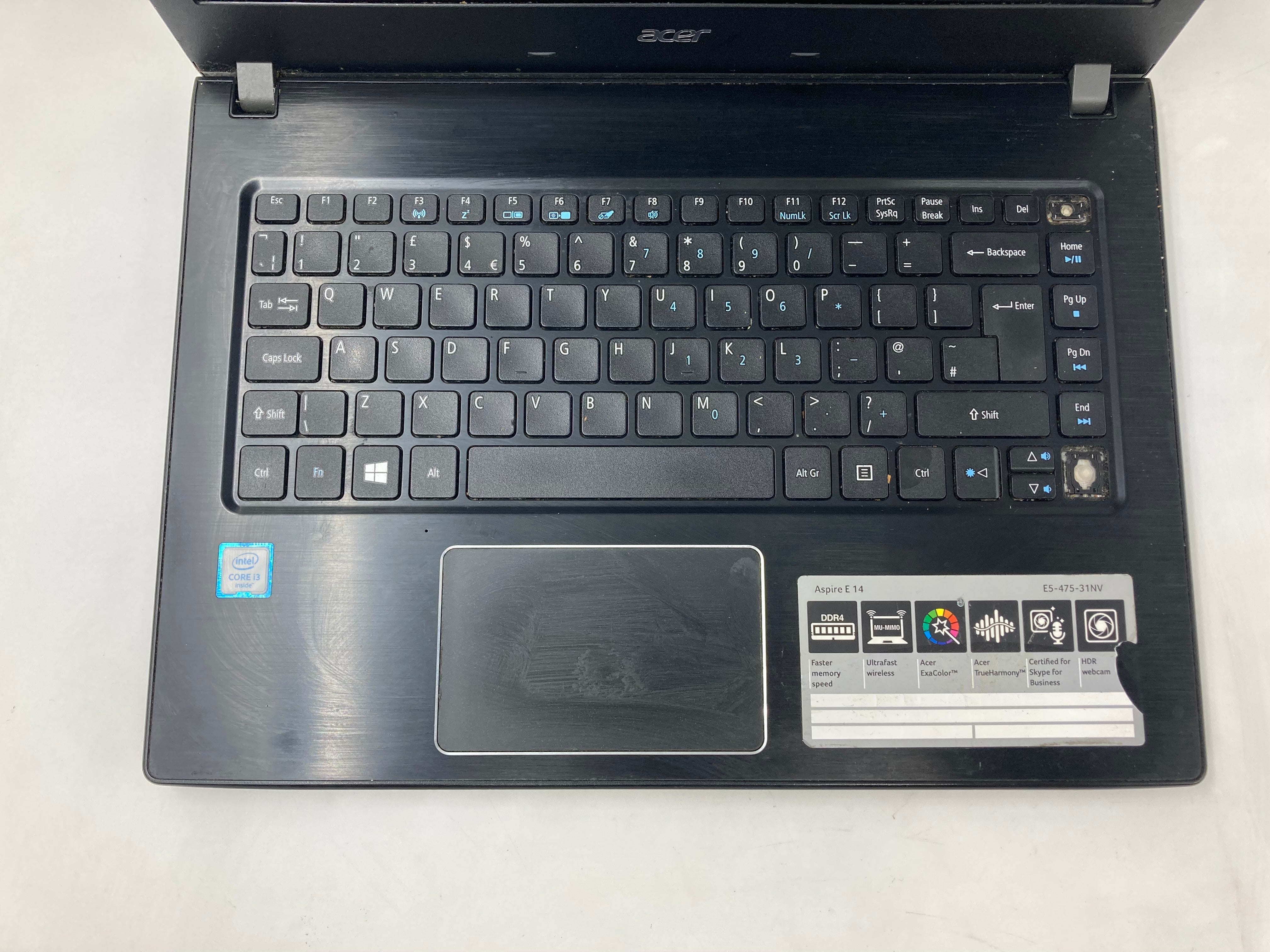 Acer Laptop Aspire 14 N16Q1 14" i3 6th Gen No RAM No HDD *Spares*