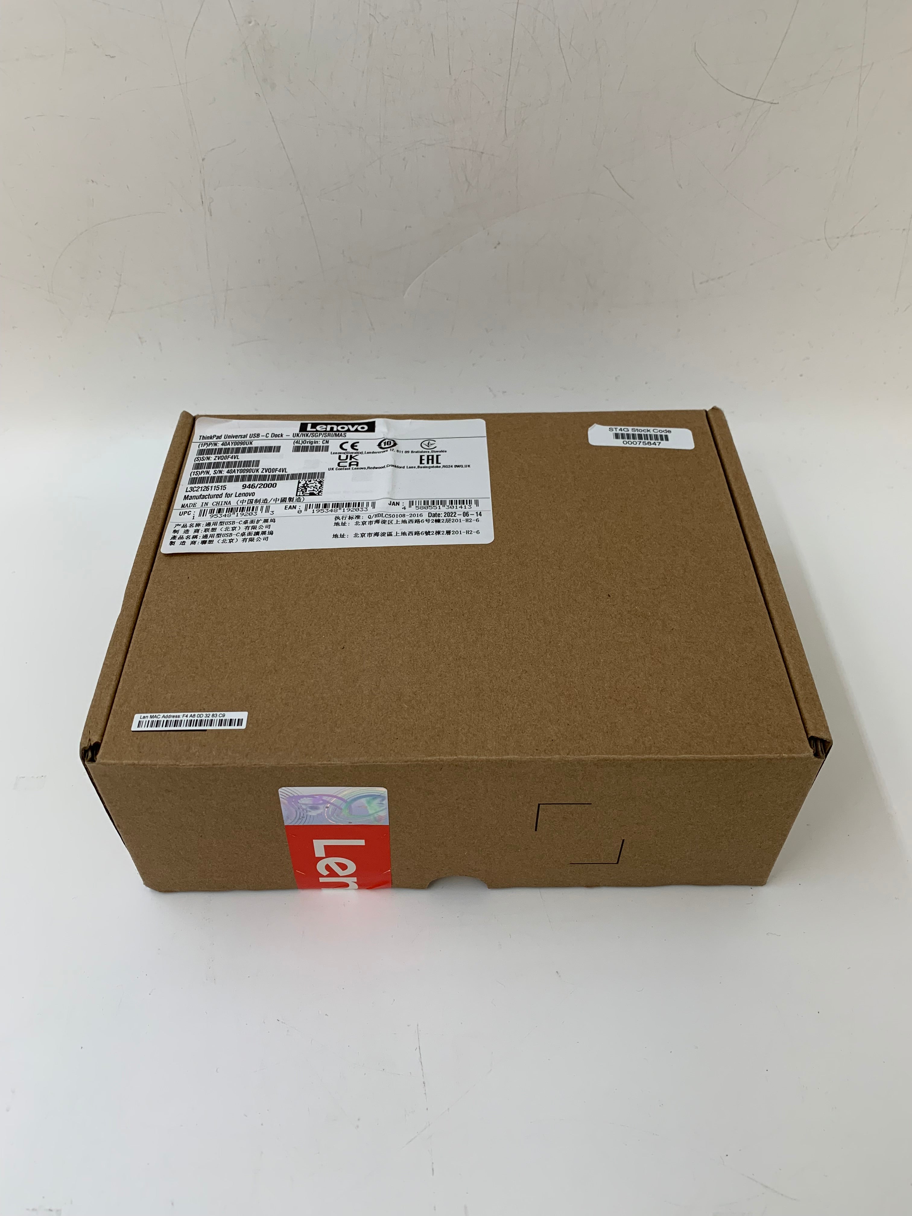 Lenovo ThinkPad Universal USB-C Gen 2 Dock Type 40AS