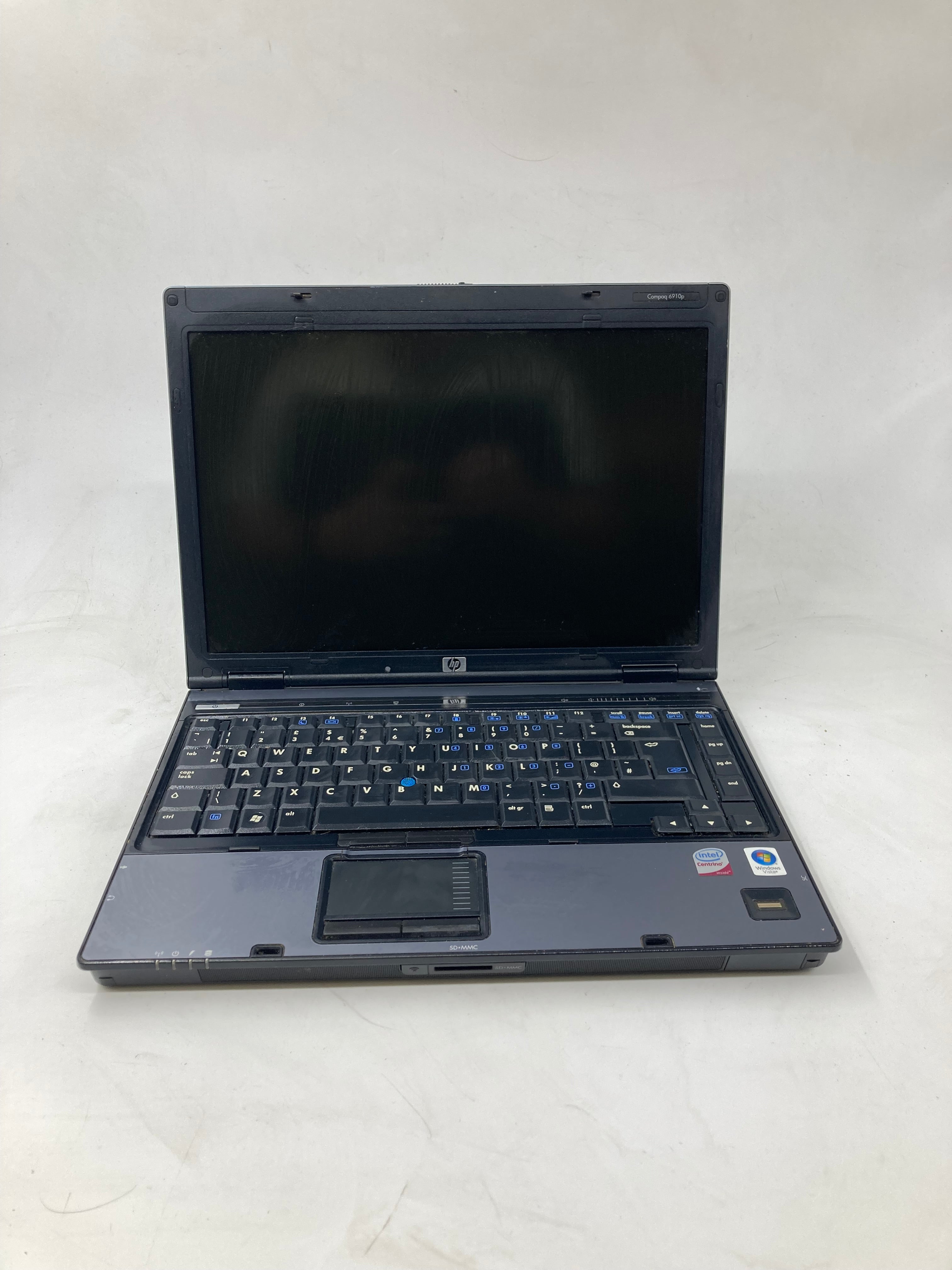 HP Laptop Compaq 6910p 14" Screen Intel Core 2 Duo 3GB Ram No Storage No OS